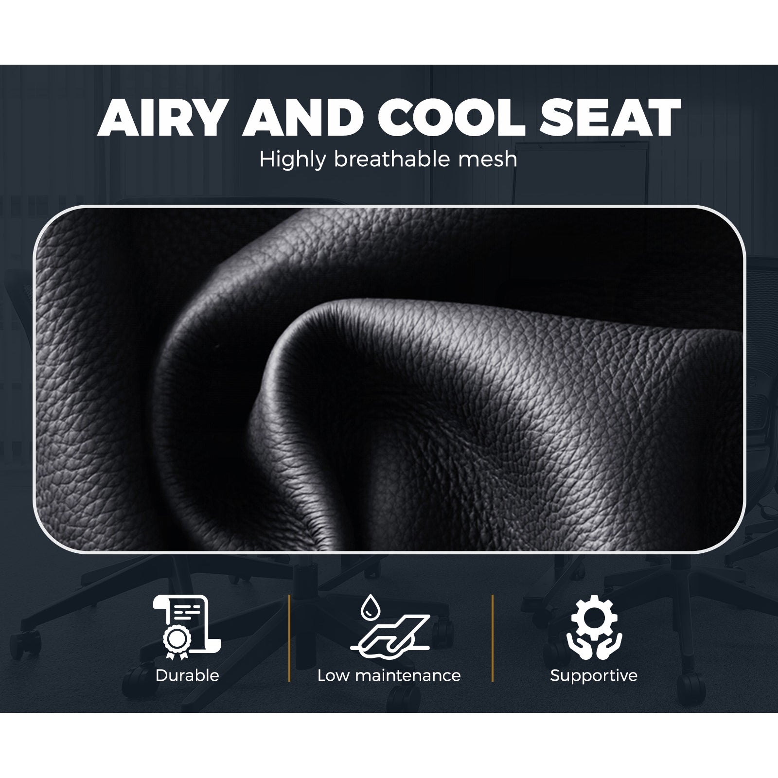 Oikiture Gaming Chair Office Chair Computer Executive Chairs Seating PU Leather - Sunyee