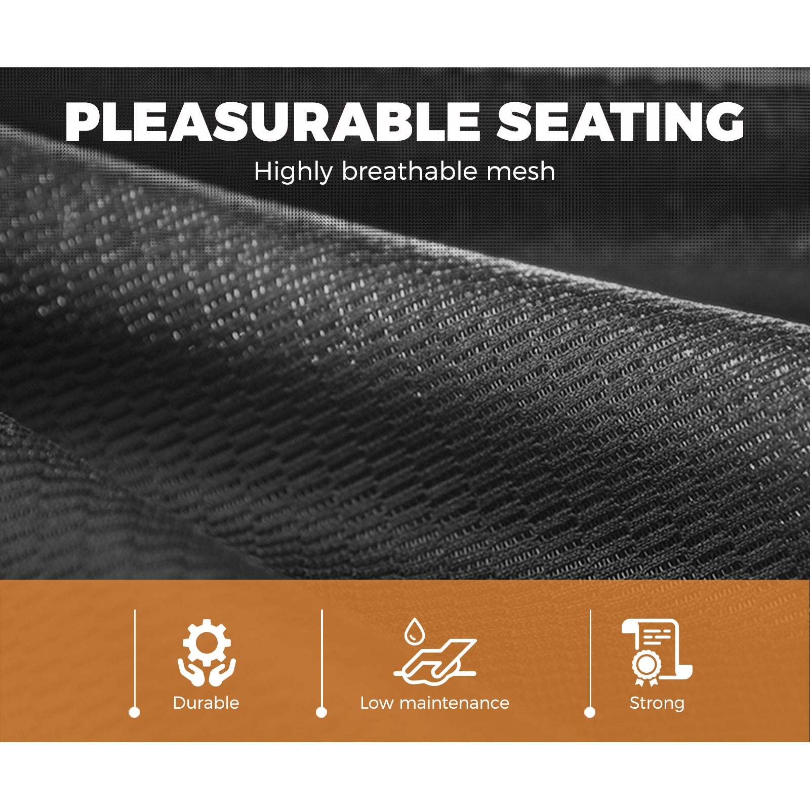 Oikiture Office Chair Executive Mesh Computer Chairs Study Work Gaming Chair - Sunyee