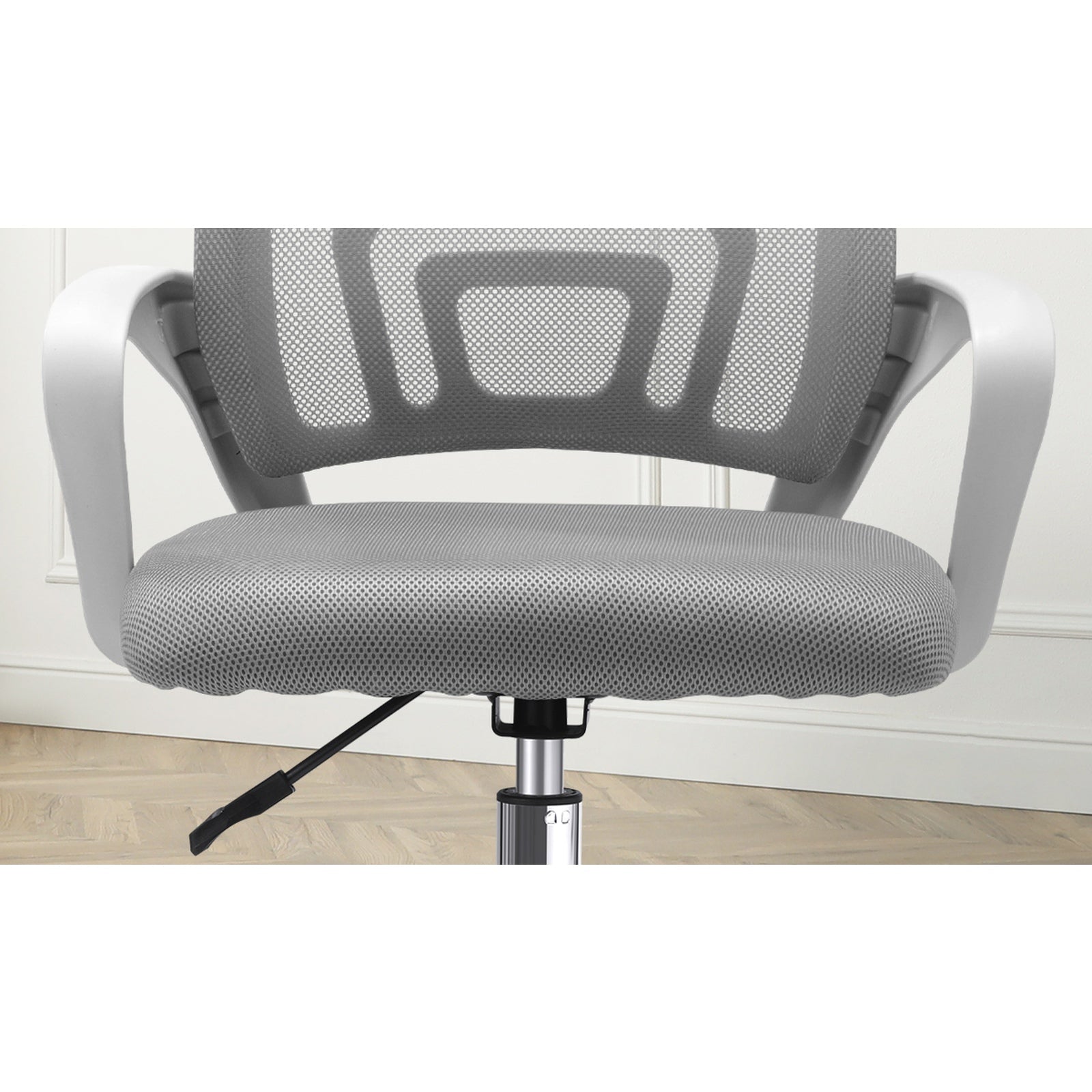 Oikiture Office Gaming Chair Computer Mesh Chairs Executive Foam Seat White - Sunyee