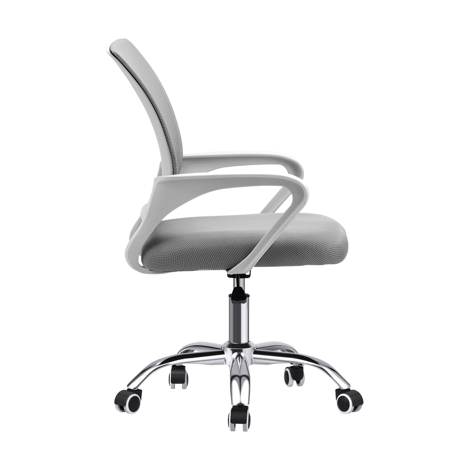 Oikiture Office Gaming Chair Computer Mesh Chairs Executive Foam Seat White - Sunyee