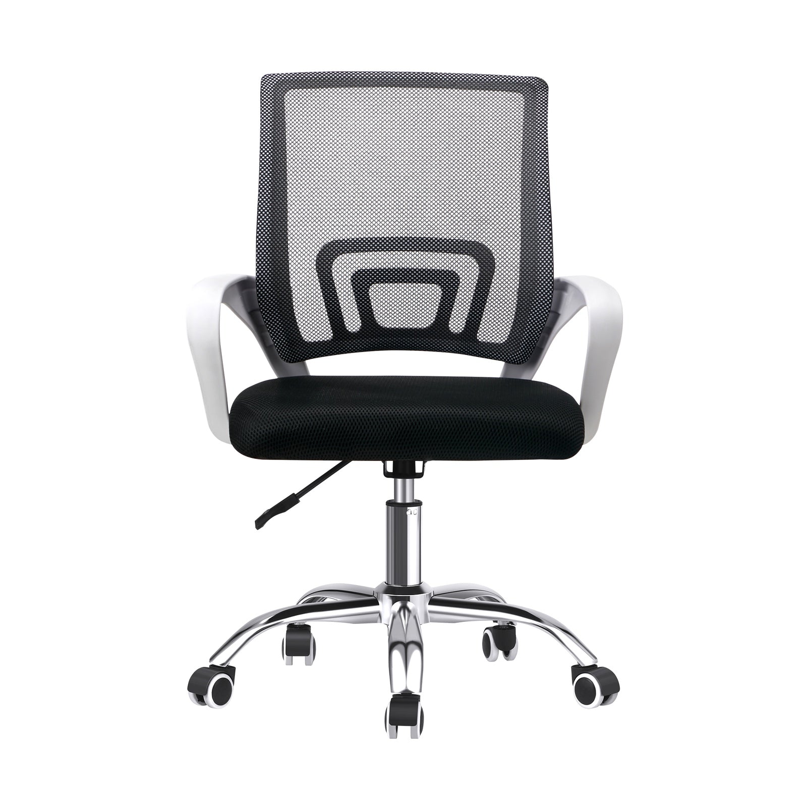 Oikiture Office Gaming Chair Computer Mesh Chairs Executive Foam White&Black - Sunyee