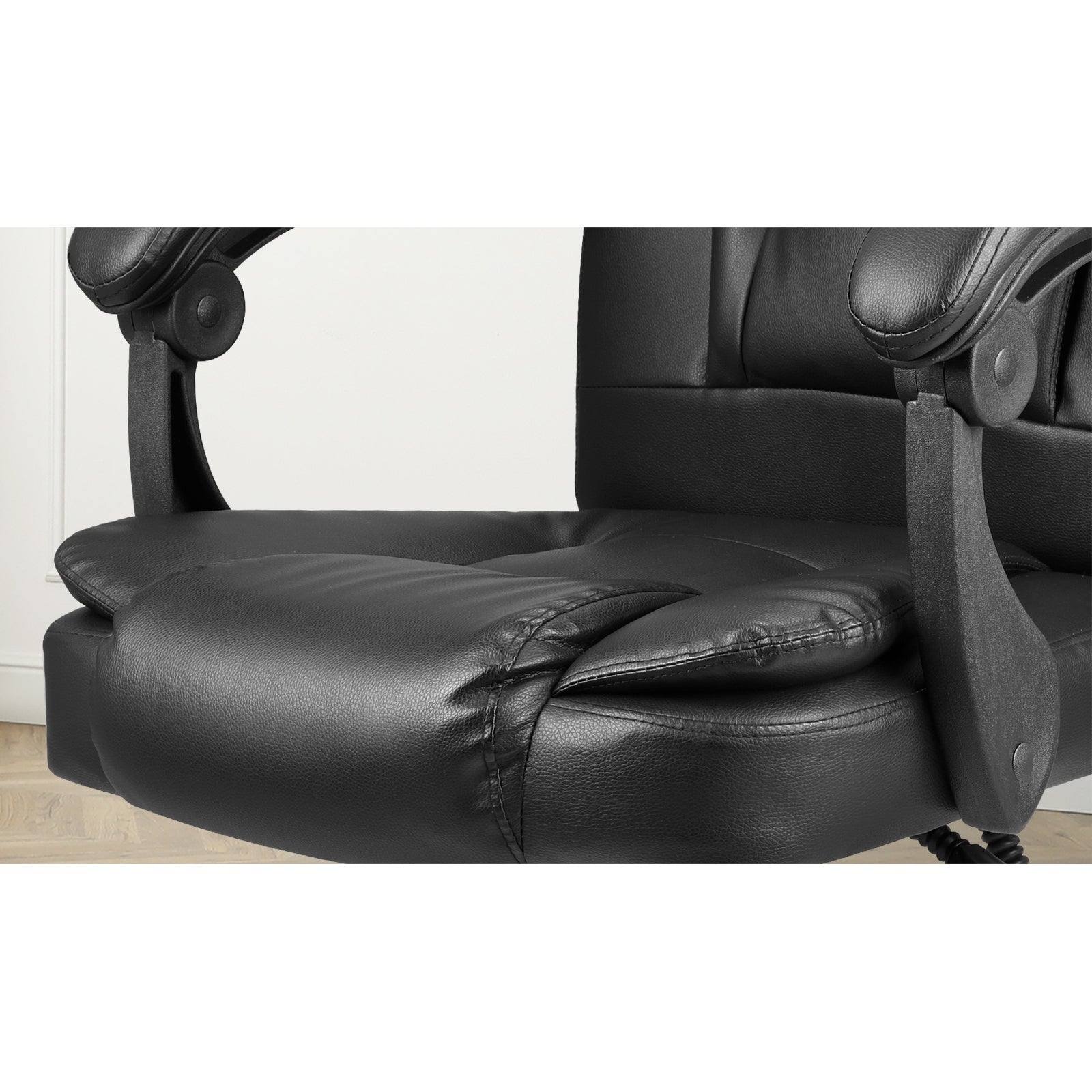 Oikiture Massage Office Chair Executive Gaming Racing Chairs Recliner Seat PU