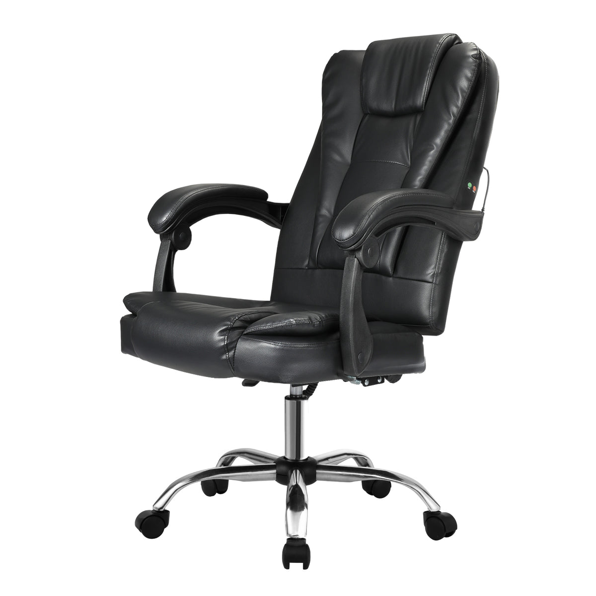 Oikiture Massage Office Chair Executive Gaming Racing Chairs Recliner Seat PU