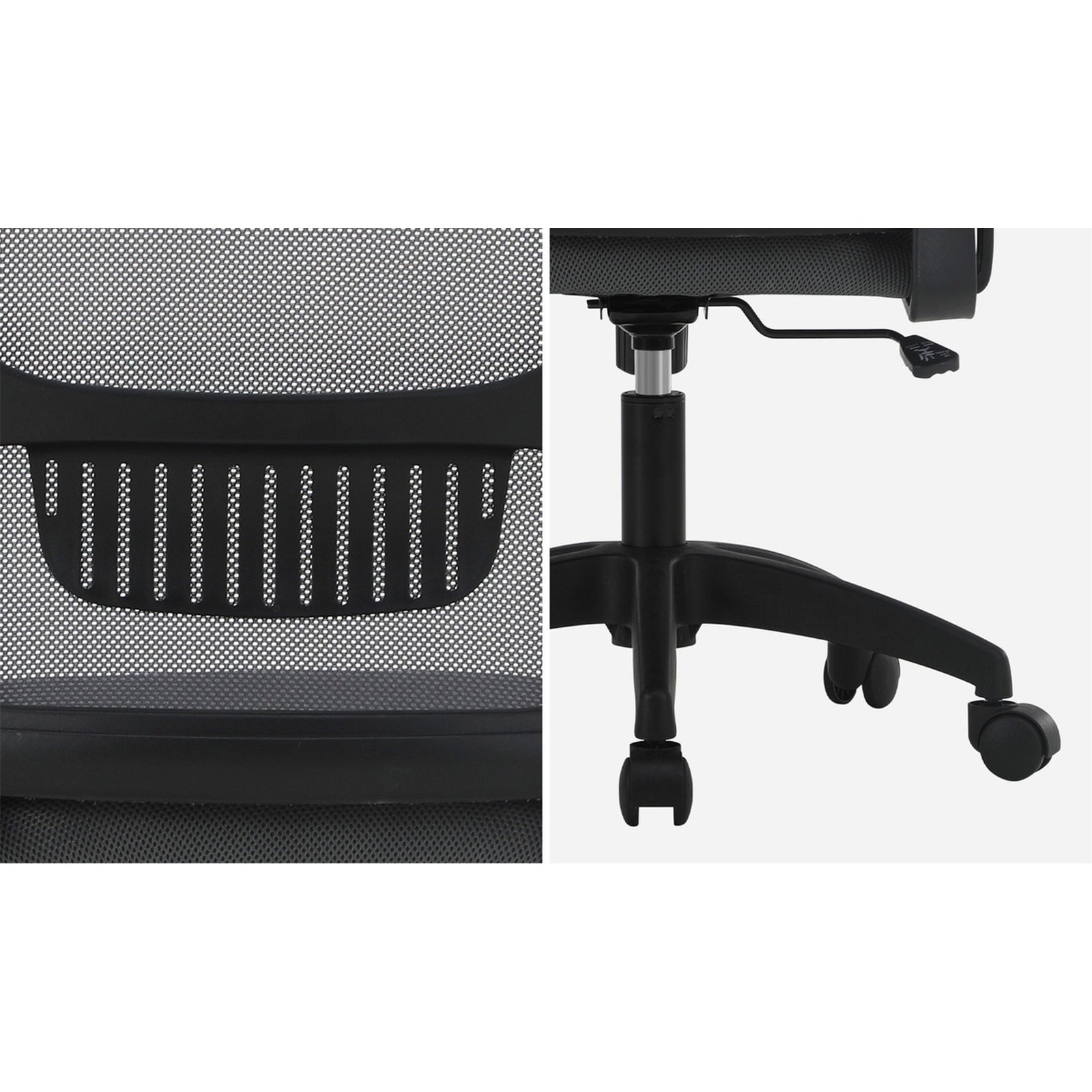 Oikiture Mesh Office Chair Executive Fabric Gaming Work Study Seat Computer - Sunyee