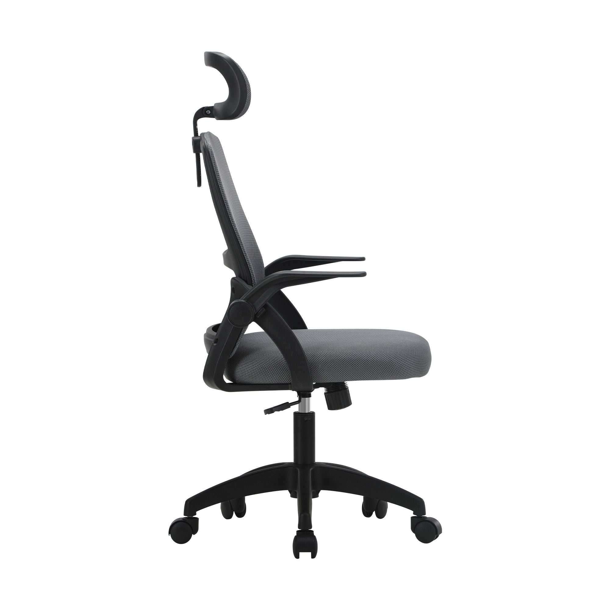 Oikiture Mesh Office Chair Executive Fabric Gaming Seat Racing Tilt Computer DGY - Sunyee