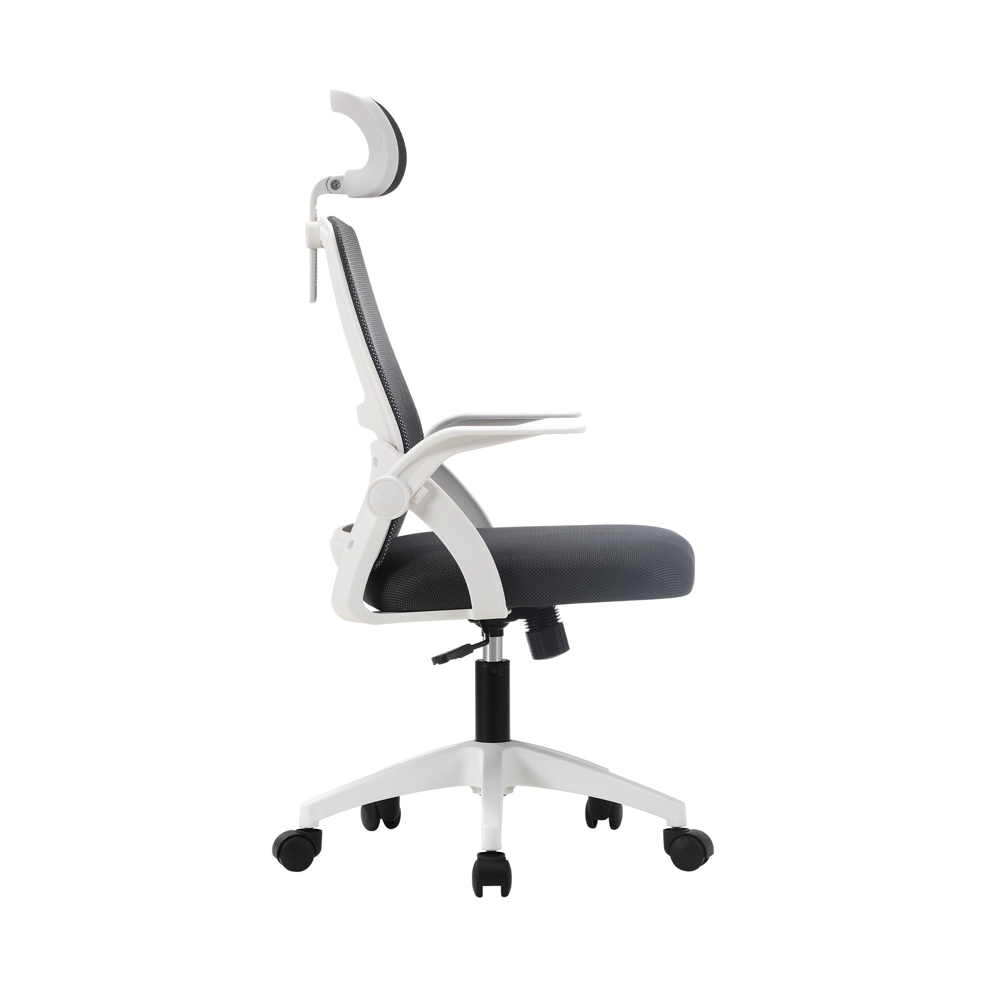 Oikiture Mesh Office Chair Executive Fabric Gaming Seat Racing Tilt Computer DGY - Sunyee