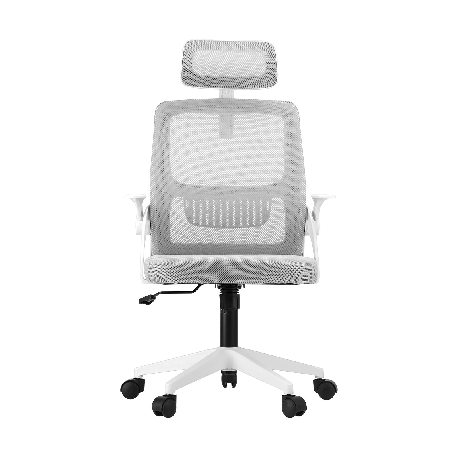 Oikiture Mesh Office Chair Executive Fabric Gaming Seat Racing Tilt Computer WH - Sunyee