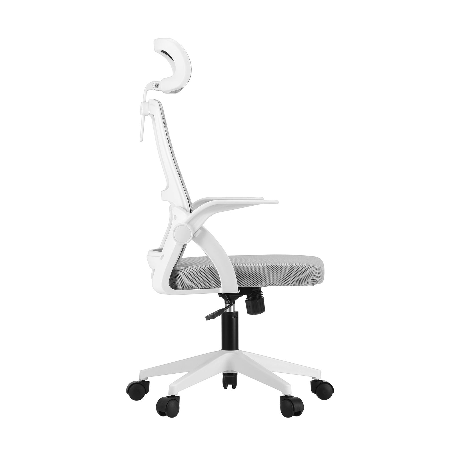 Oikiture Mesh Office Chair Executive Fabric Gaming Seat Racing Tilt Computer WH - Sunyee