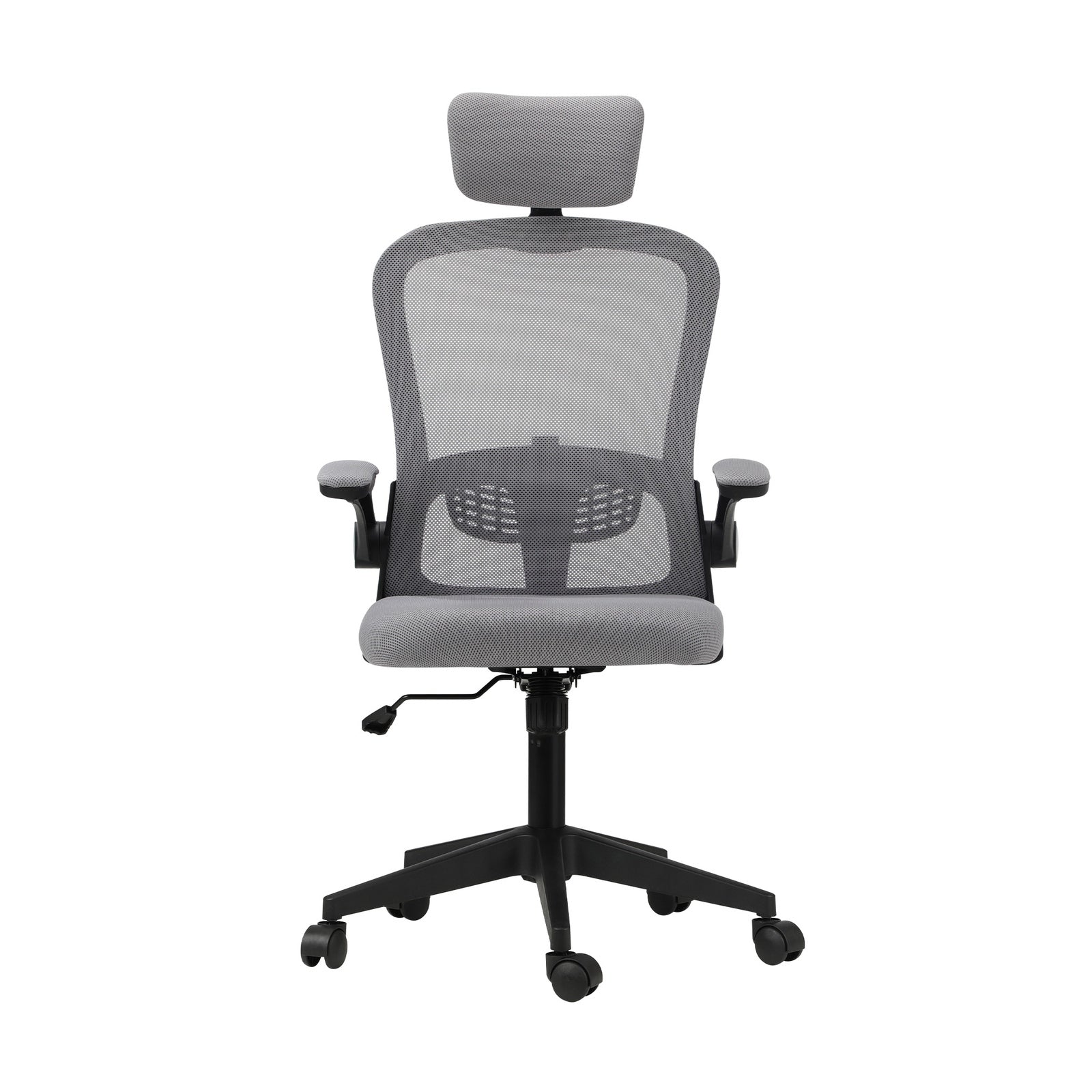 Oikiture Mesh Office Chair Executive Gaming Seat Racing Tilt Computer BK&GY - Sunyee