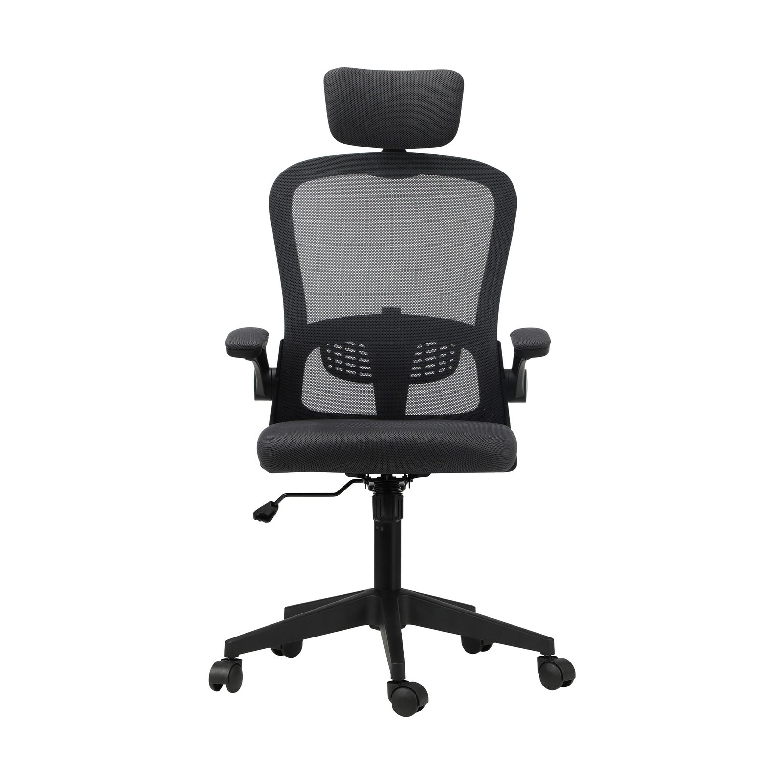 Oikiture Mesh Office Chair Executive Gaming Seat Racing Tilt Computer DGY&BK - Sunyee