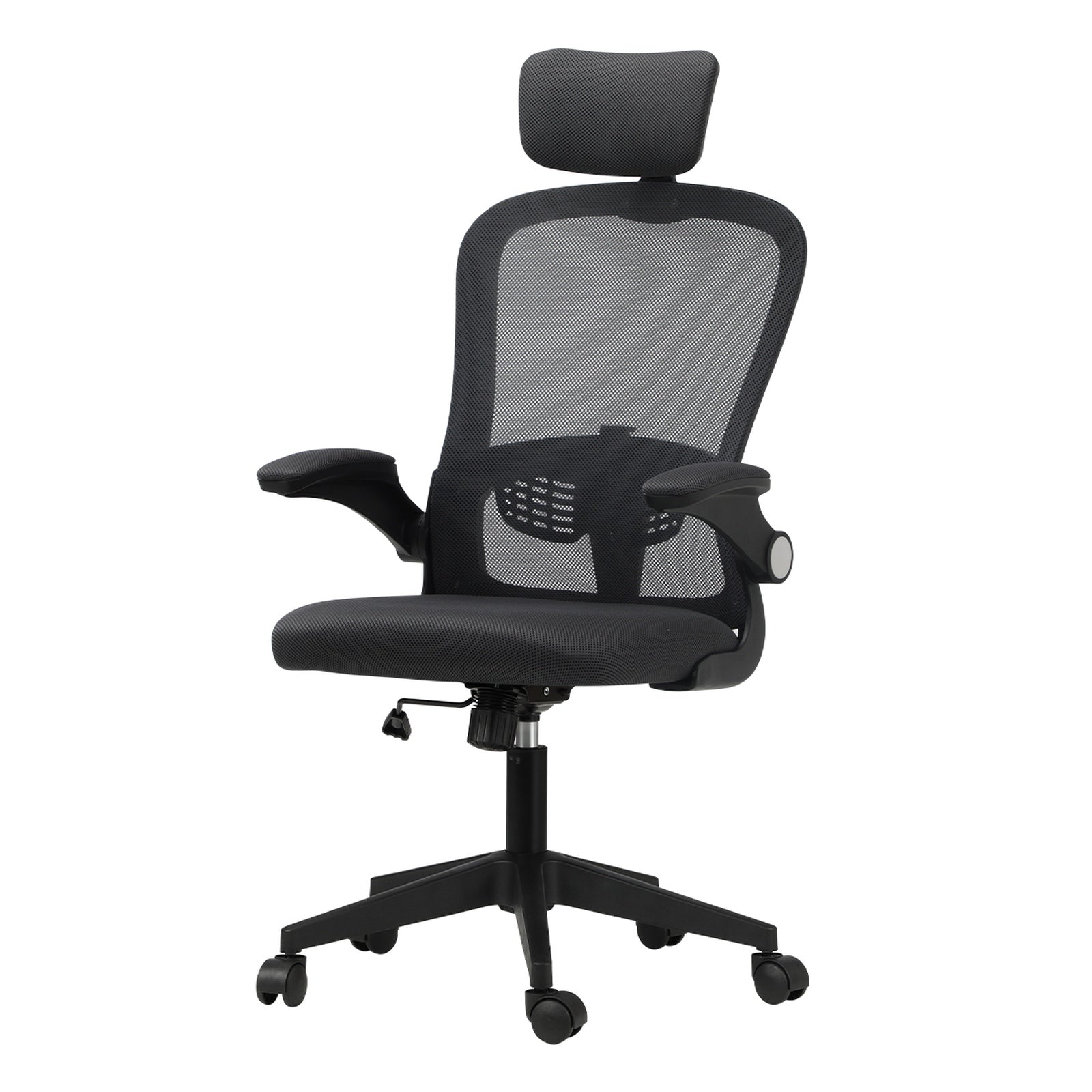 Oikiture Mesh Office Chair Executive Gaming Seat Racing Tilt Computer DGY&BK - Sunyee