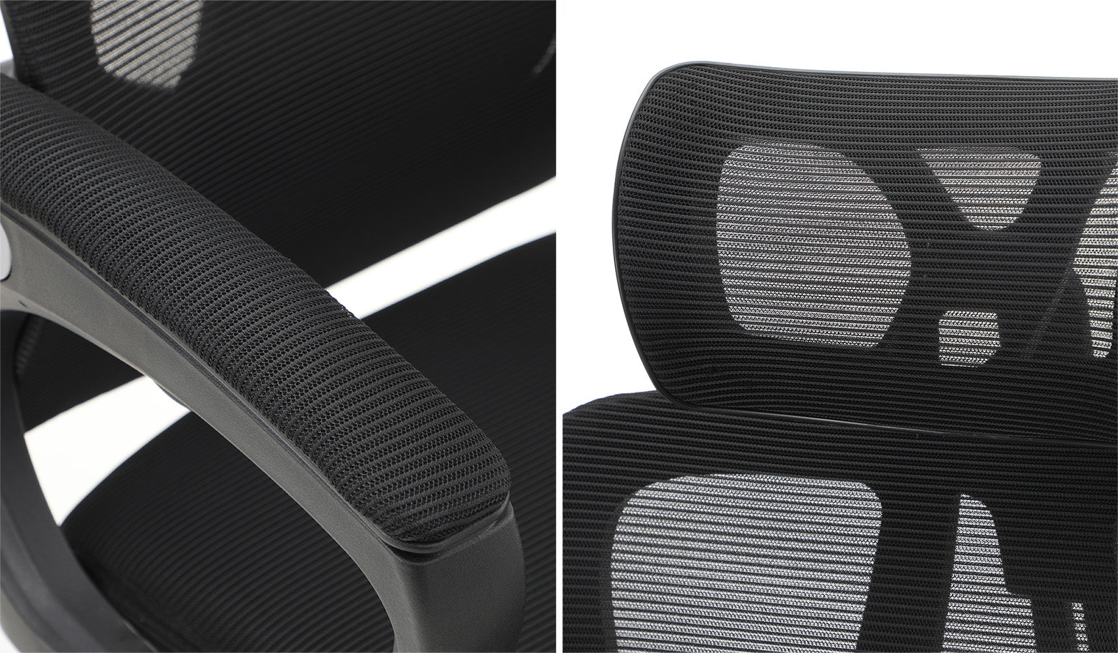 Oikiture Mesh Office Chair Adjustable Lumbar Support Reclining Computer Black - Sunyee