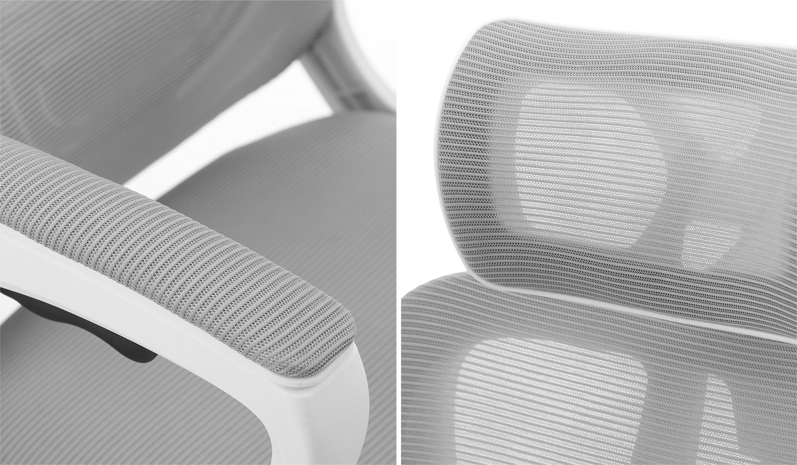 Oikiture Mesh Office Chair Adjustable Lumbar Support Reclining Computer White - Sunyee