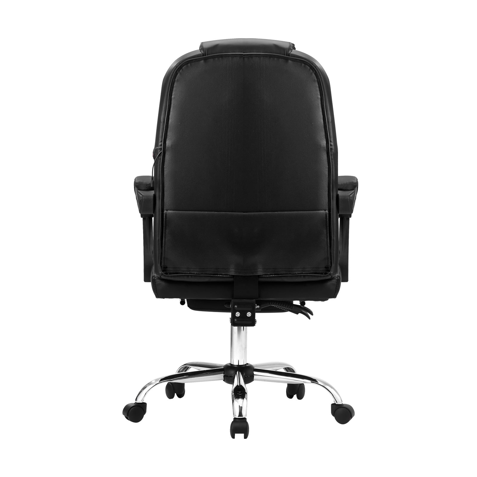 Oikiture Massage Office Chair Executive Gaming Racing Chairs PU w/Footrest Black - Sunyee