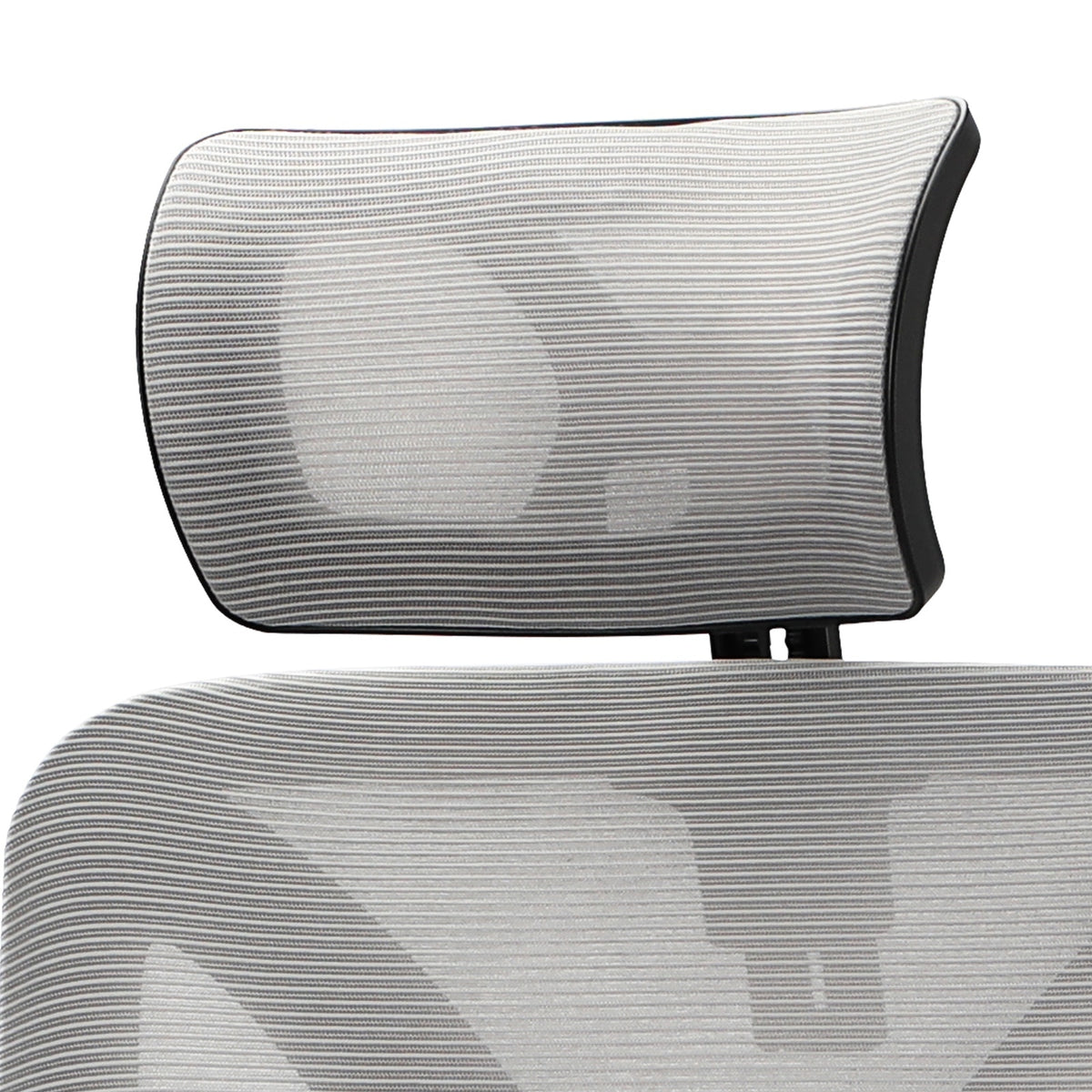 Oikiture Mesh Office Chair Adjustable Lumbar Support Reclining D-Shape BK&GY - Sunyee
