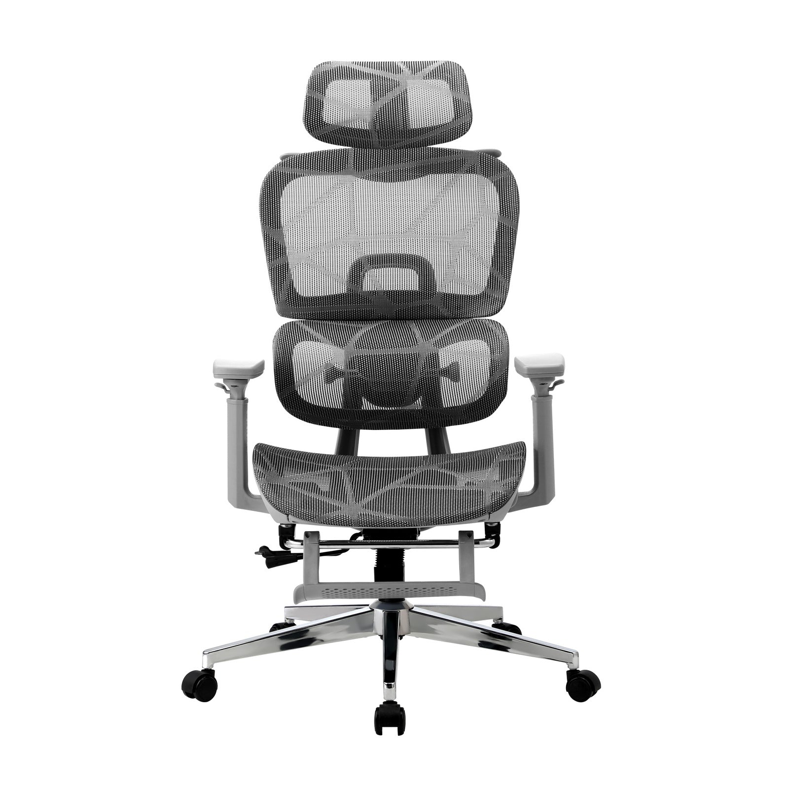 Oikiture Ergonomic Office Chair Mesh Executive Seat Computer Chairs Grey - Sunyee