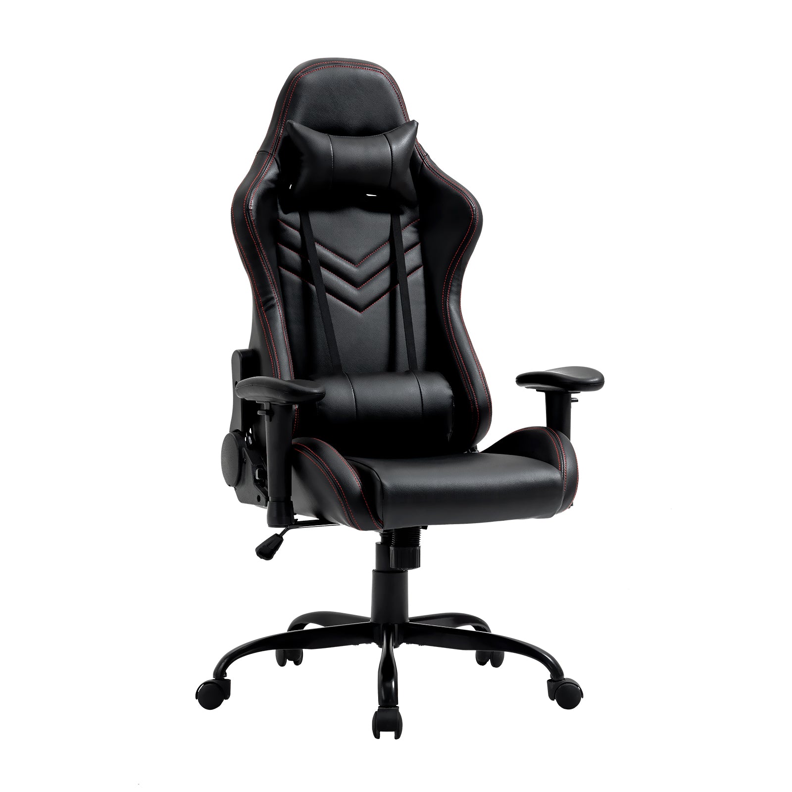 Oikiture Gaming Office Chair Executive Desk Chair Racing Recliner Seat PU Leather - Sunyee