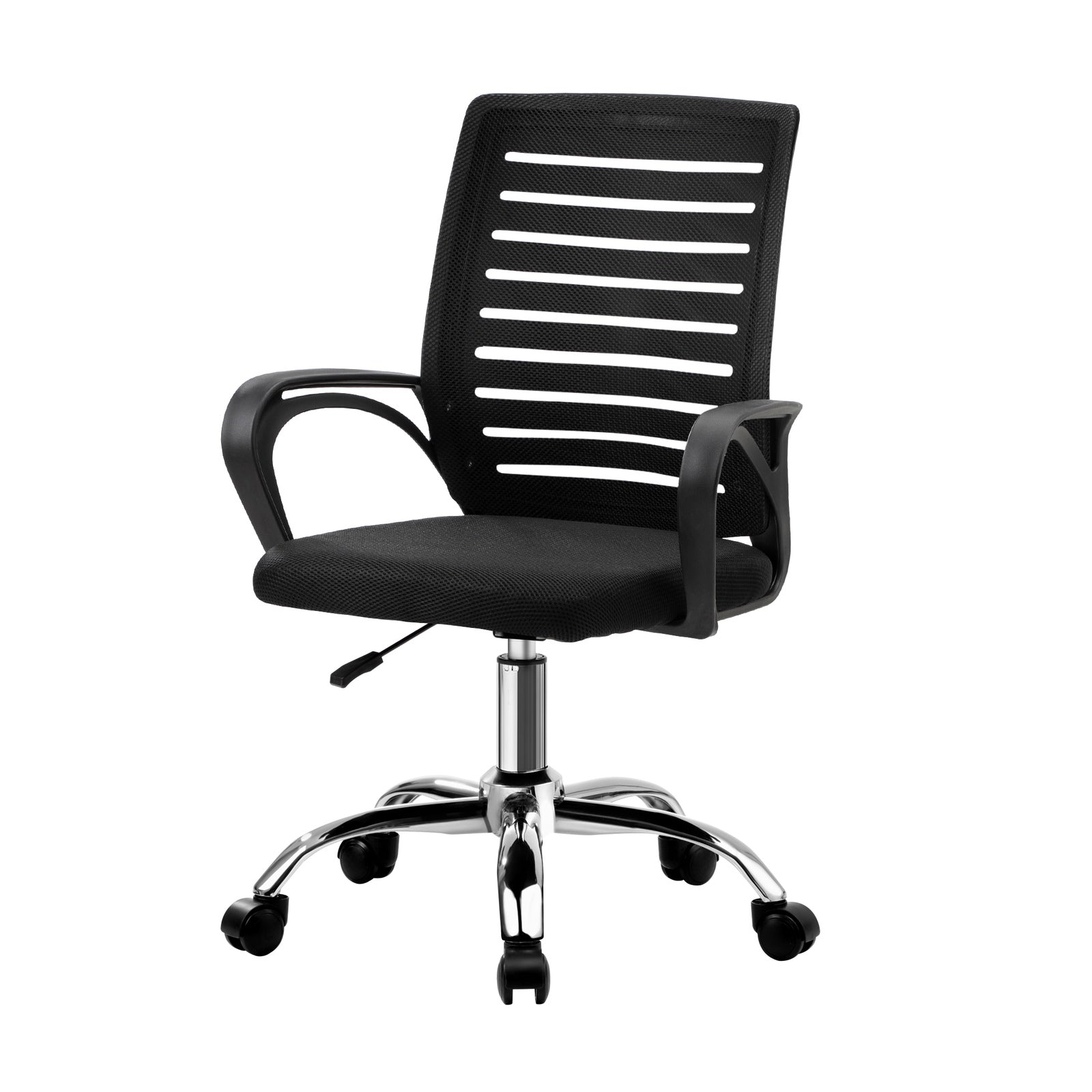 Oikiture Mesh Office Chair Executive Computer Seat Gaming Racing Work Black - Sunyee