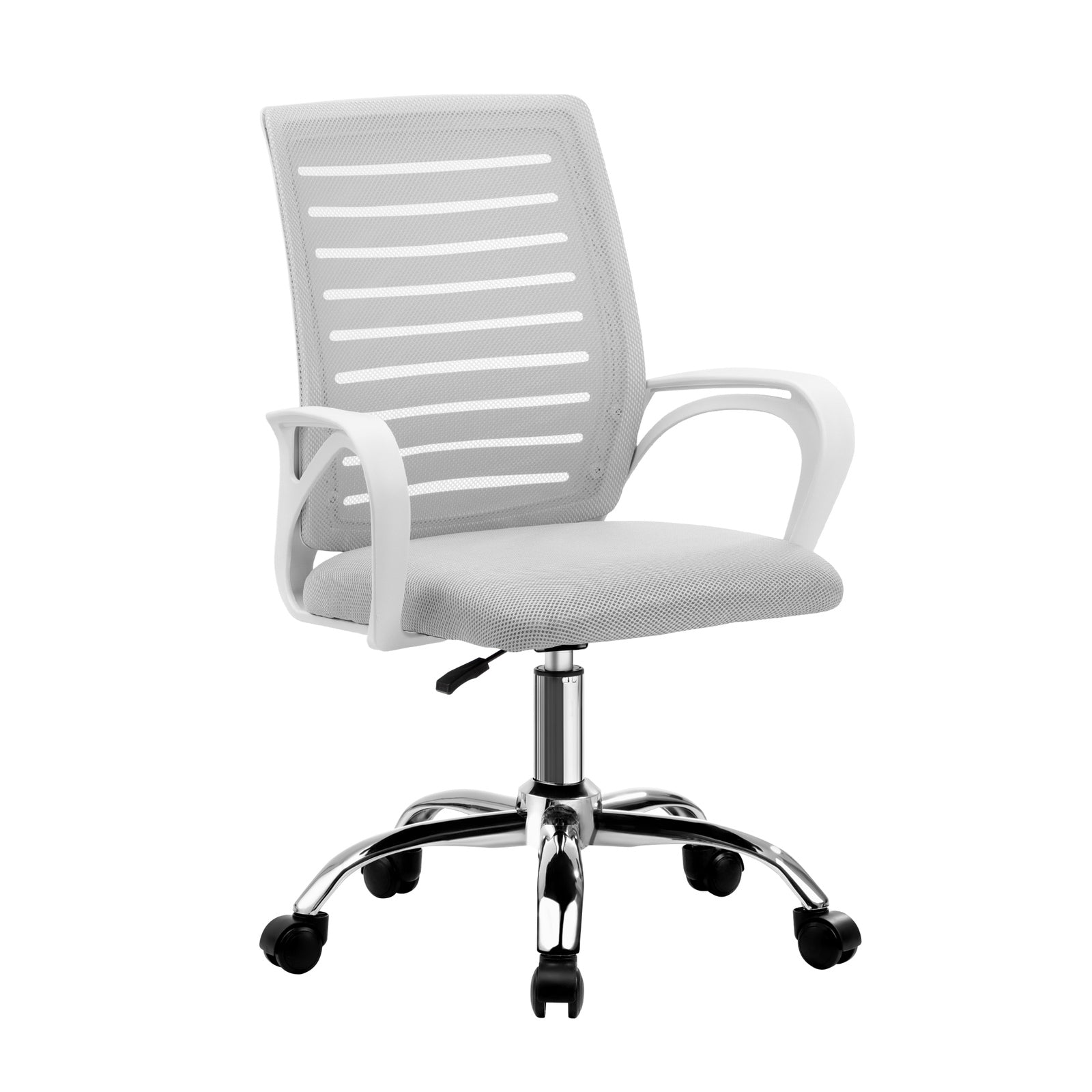 Oikiture Mesh Office Chair Executive Computer Seat Gaming Racing Work White - Sunyee