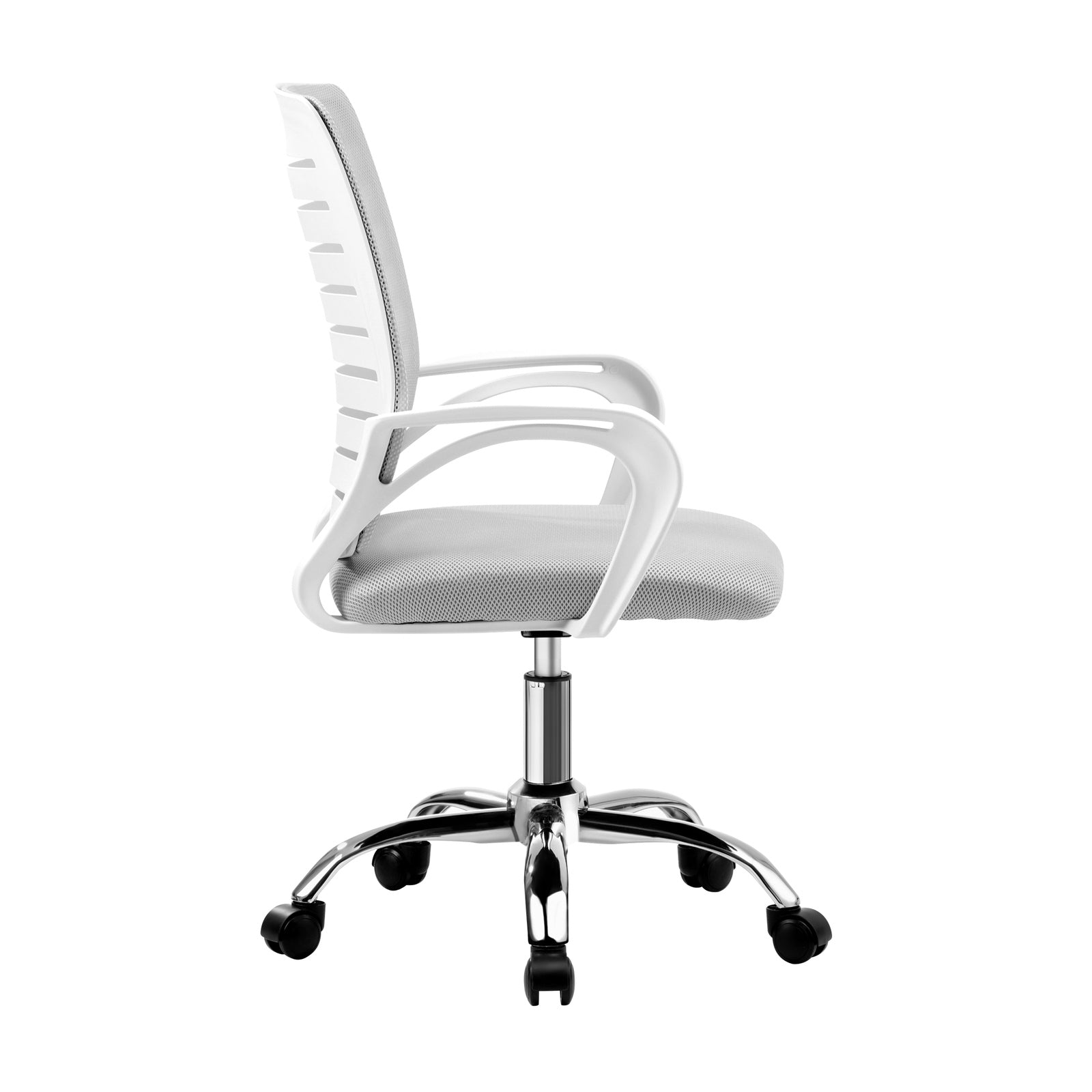 Oikiture Mesh Office Chair Executive Computer Seat Gaming Racing Work White - Sunyee