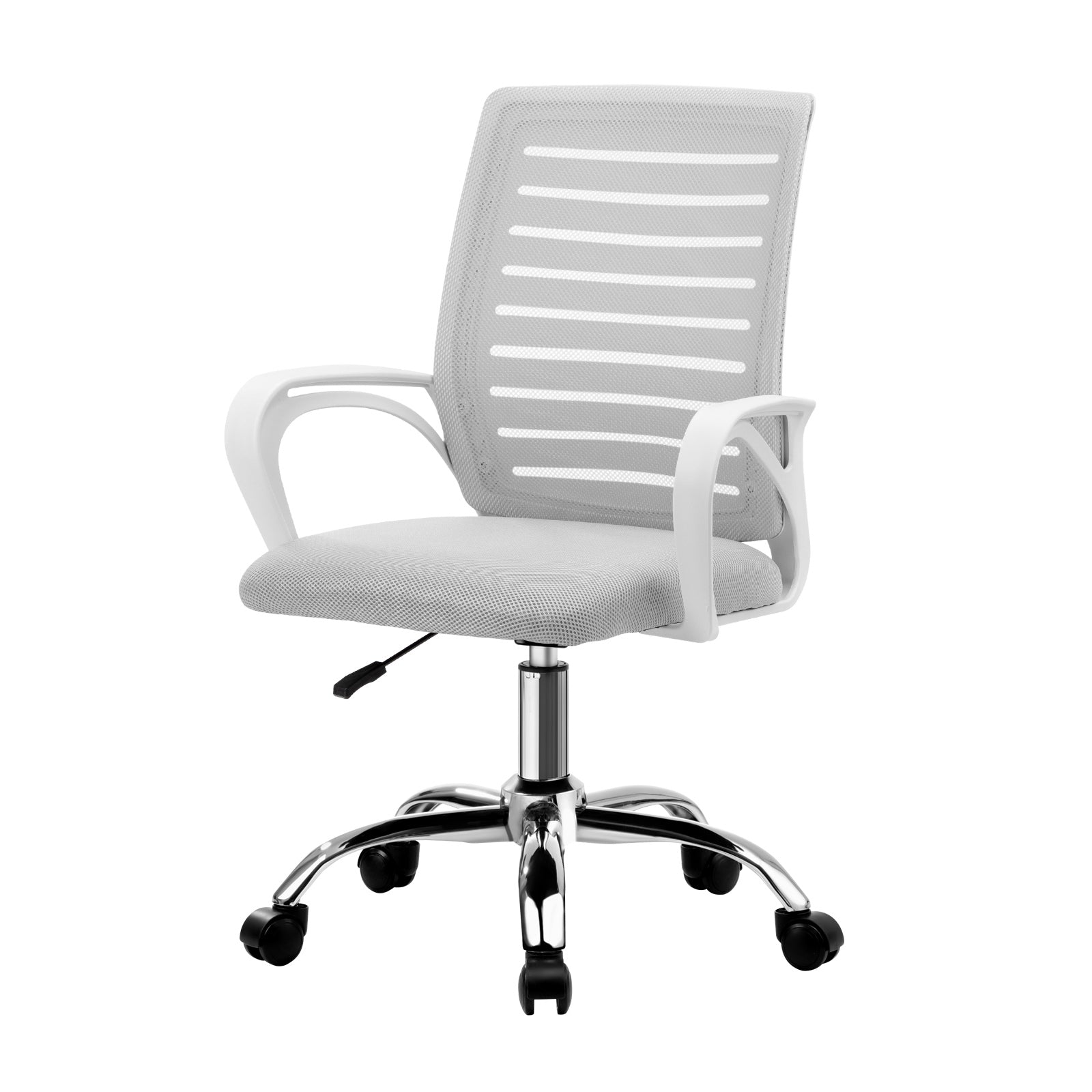 Oikiture Mesh Office Chair Executive Computer Seat Gaming Racing Work White - Sunyee
