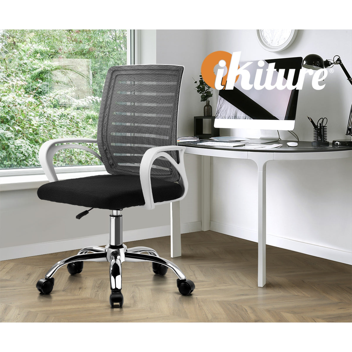 Oikiture Home Office Chair Executive Computer Mesh Seat Gaming Racing Work - Sunyee