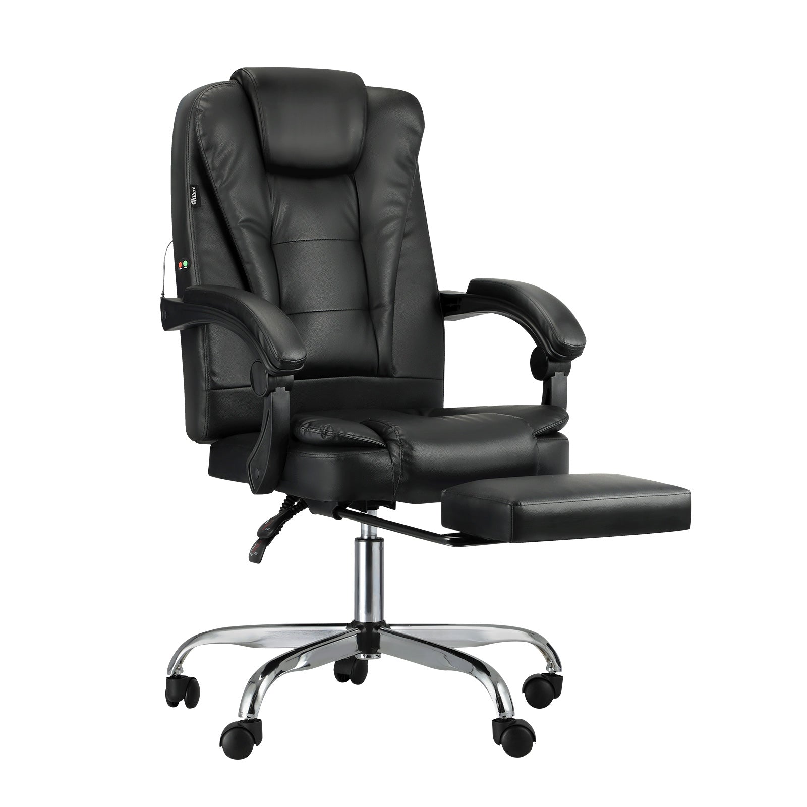 Oikiture Massage Office Chair Executive Gaming Racing Recliner Seat w/ Footrest - Sunyee