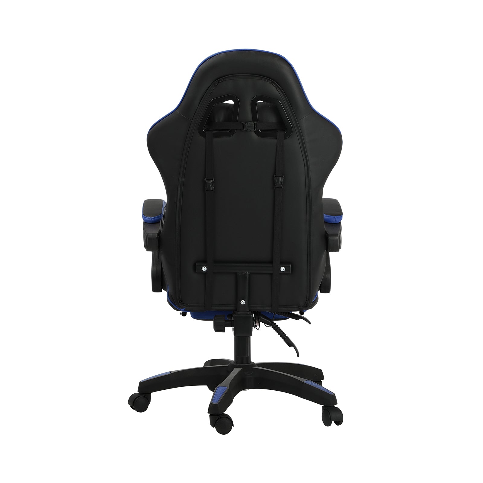 Oikiture Gaming Chair Massage Racing Recliner Office PU Leather with Footrest - Sunyee
