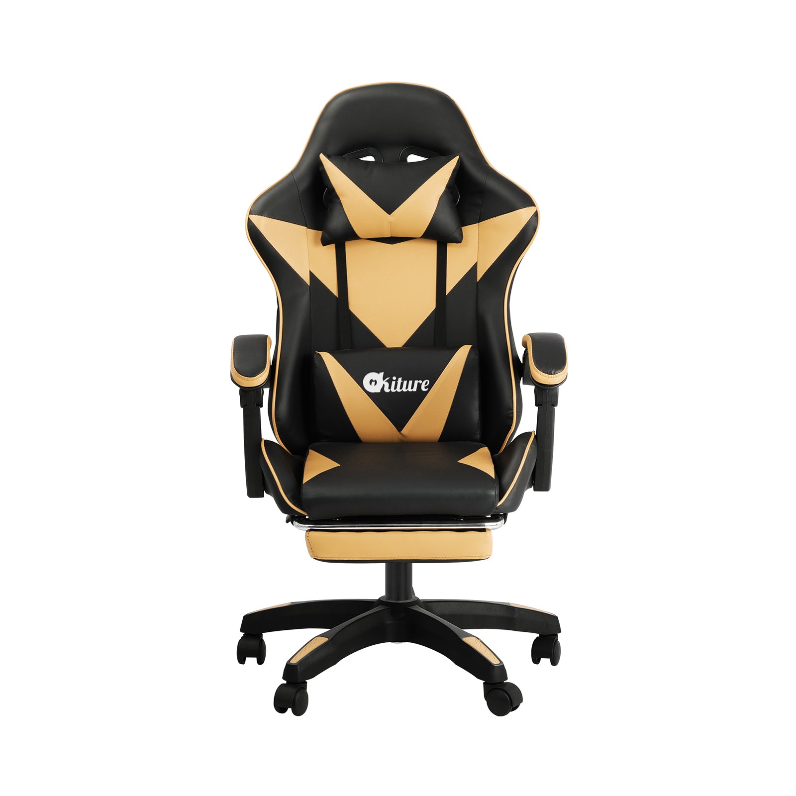 Oikiture Gaming Office Chair Massage Racing Recliner Computer Work Armrest Seat - Sunyee