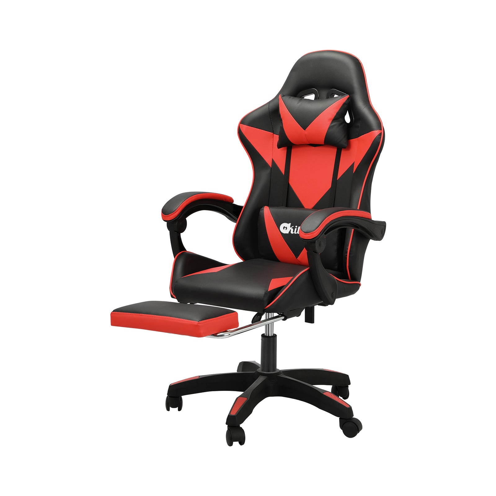 Oikiture Gaming Office Chair Massage Racing Recliner Computer Work Armrest Seat - Sunyee