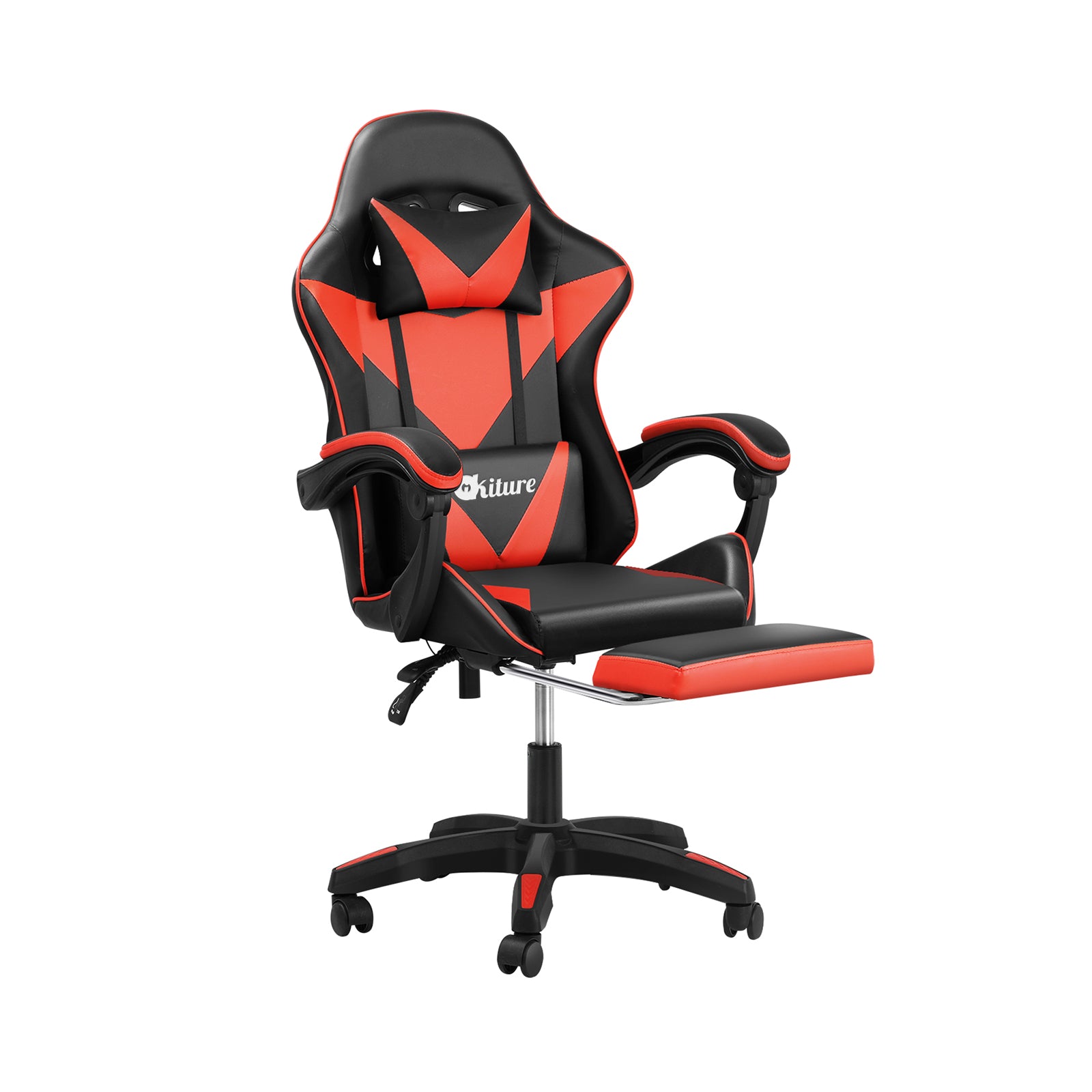 Oikiture Gaming Office Chair Massage Racing Recliner Computer Work Armrest Seat - Sunyee
