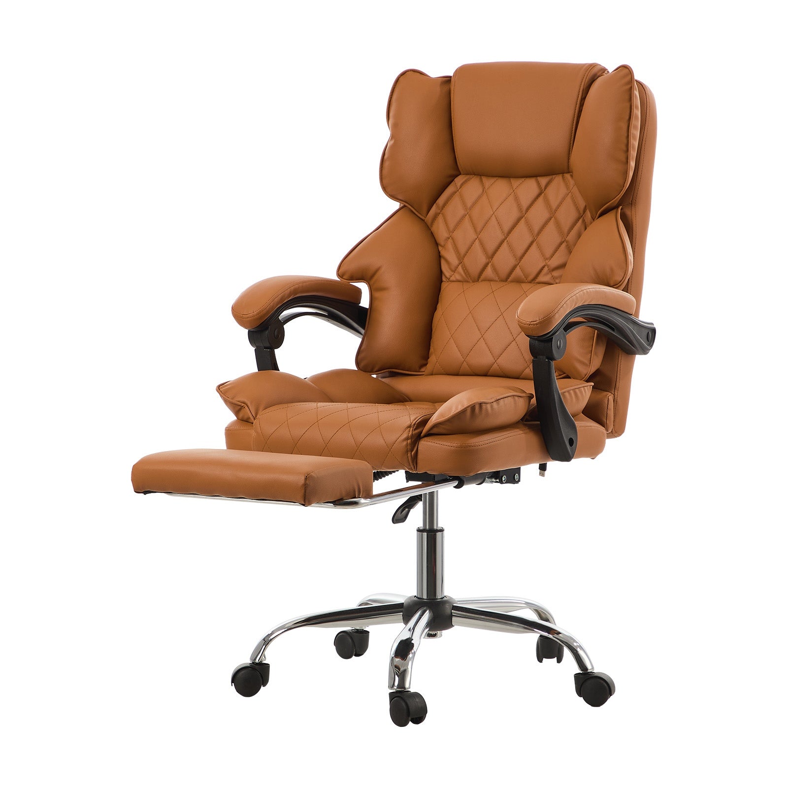 Oikiture Massage Office Chair Recliner Racing Chairs PU Footrest