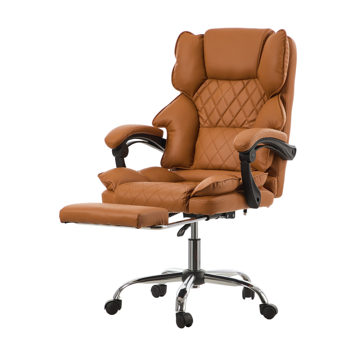 Oikiture Massage Office Chair Recliner Racing Chairs PU Footrest