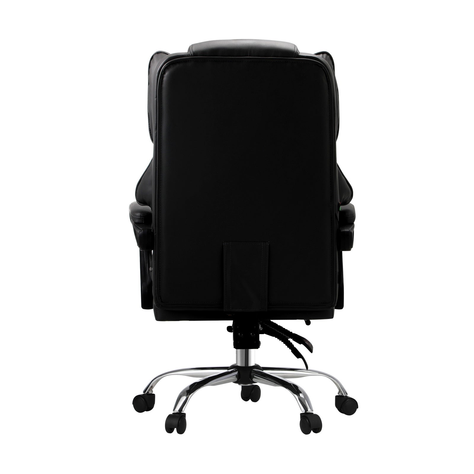 Oikiture Massgae Office Chair Computer Racer PU Leather Seat Recliner Black - Sunyee