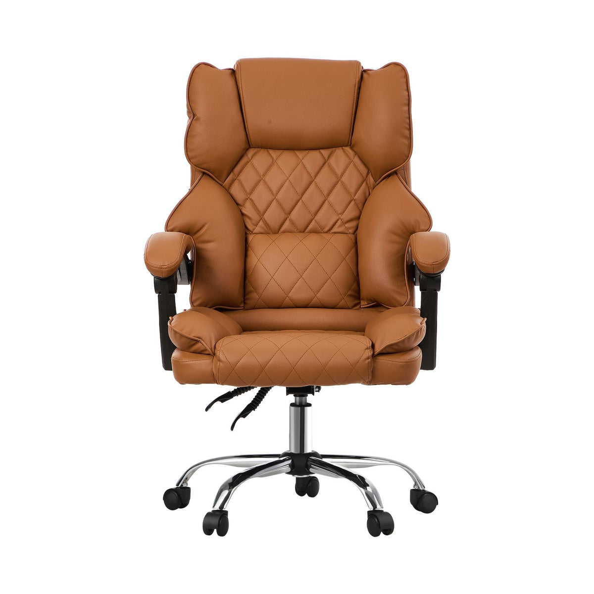 Oikiture Massage Office Chair Computer Racer PU Leather Seat Recliner