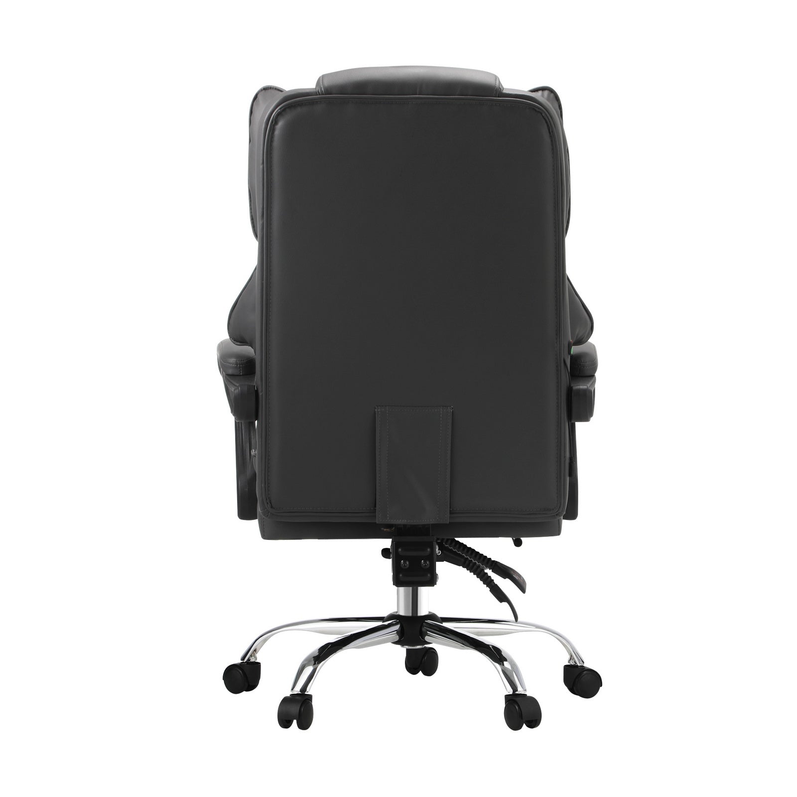 Oikiture Massgae Office Chair Computer Racer PU Leather Seat Recliner Grey - Sunyee