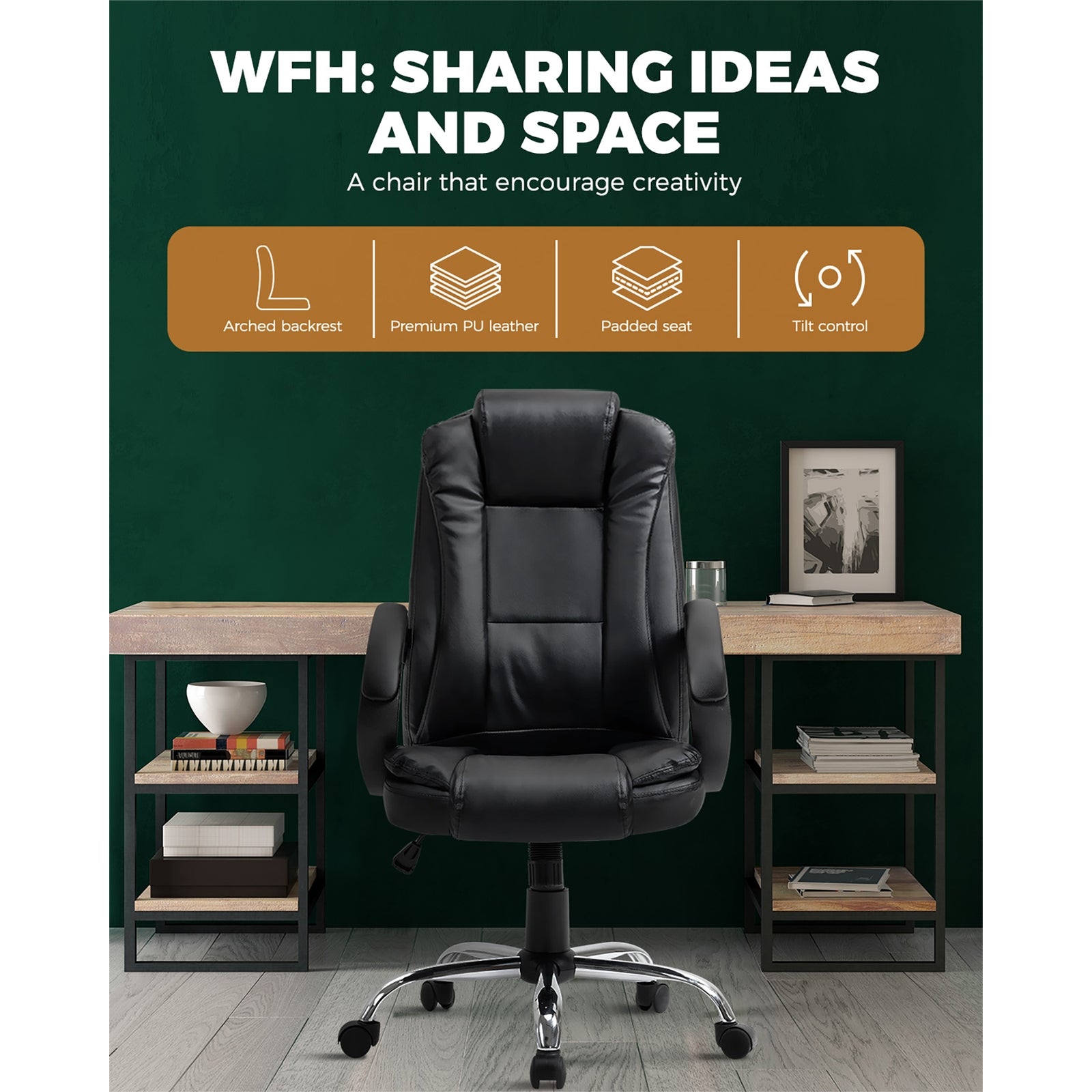 Oikiture Office Chair Gaming Computer Executive Chairs Racing Seat Recliner - Sunyee