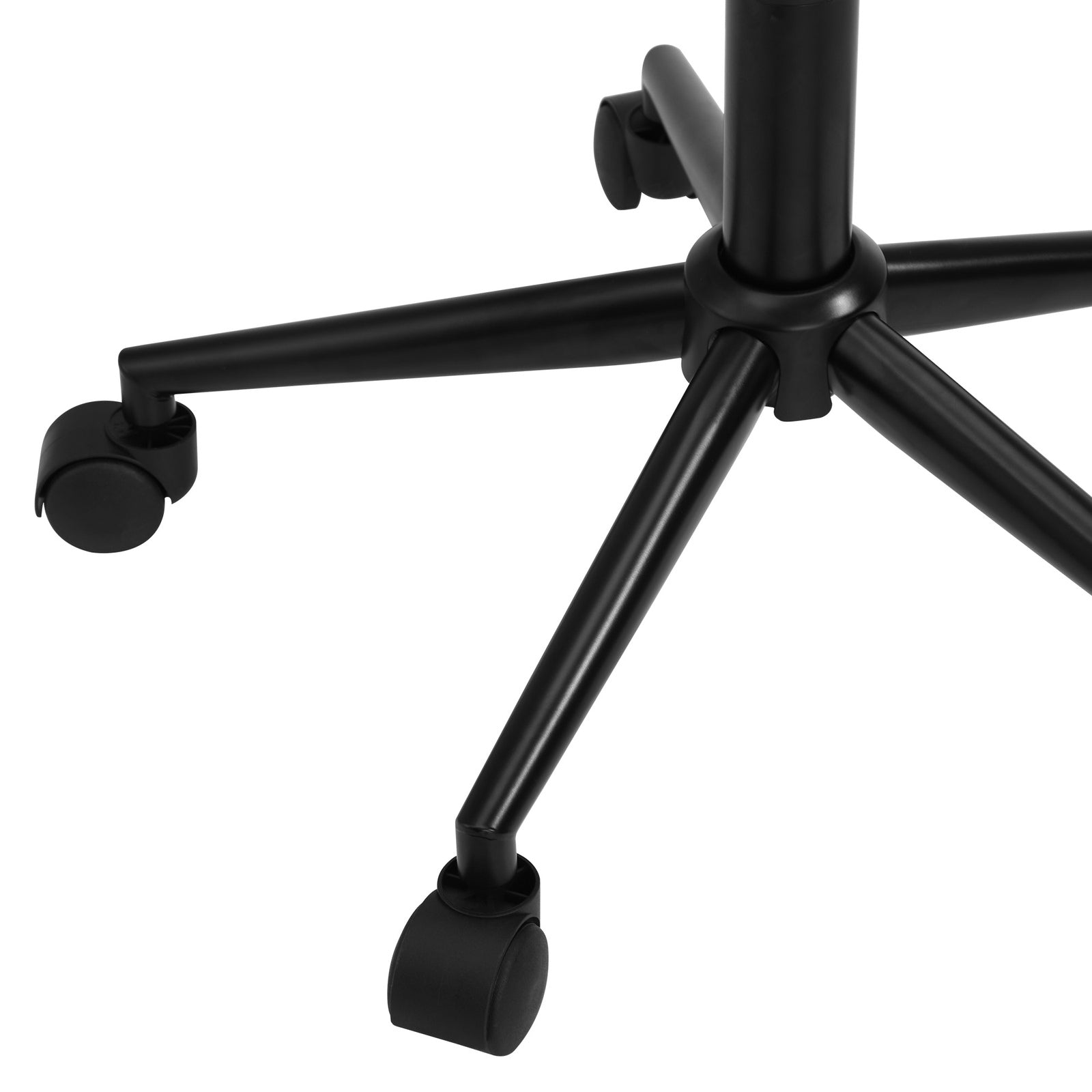 Oikiture High Back Armless Home Office Chair Boucle White&Black - Sunyee