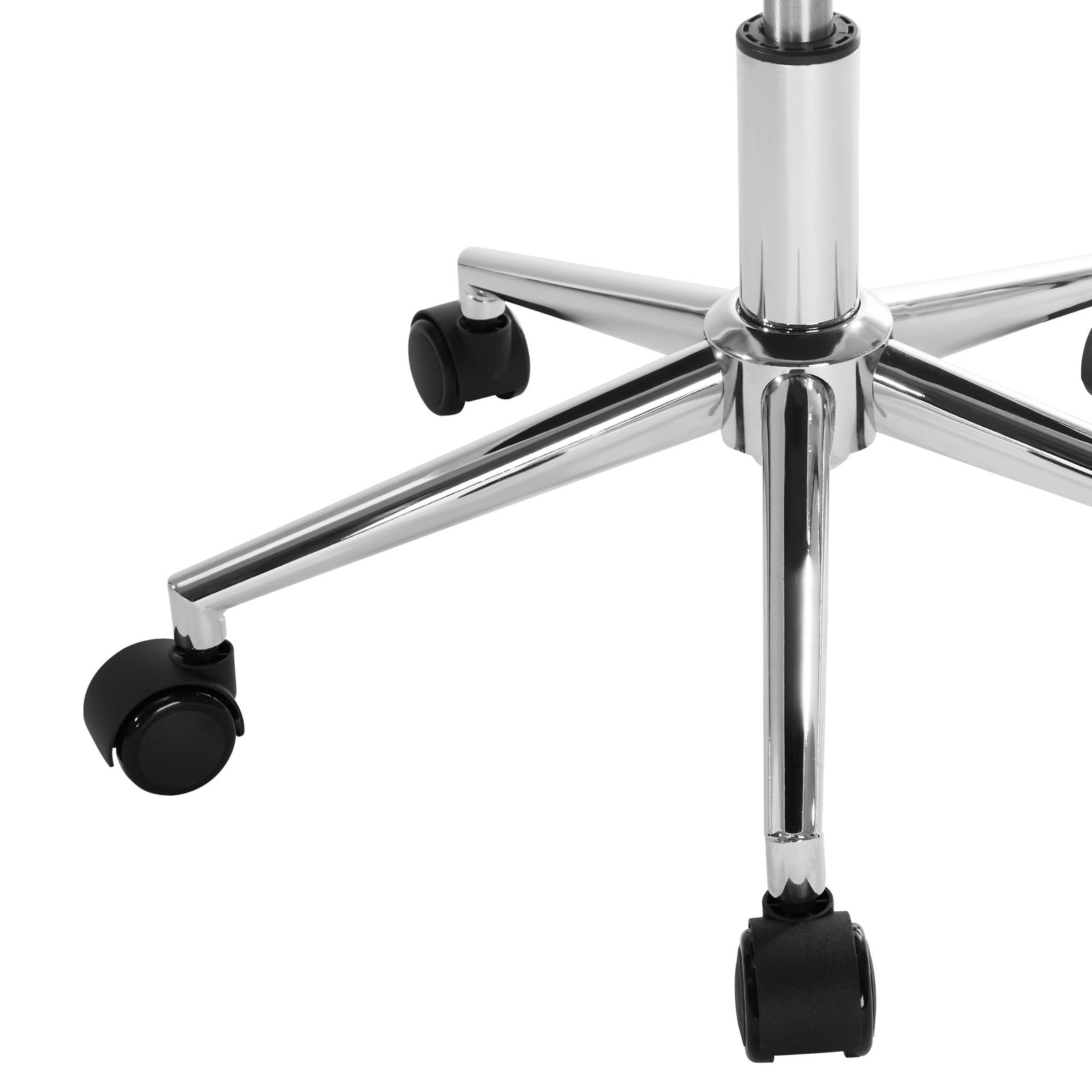 Oikiture High Back Armless Home Office Chair Boucle White&Silver - Sunyee