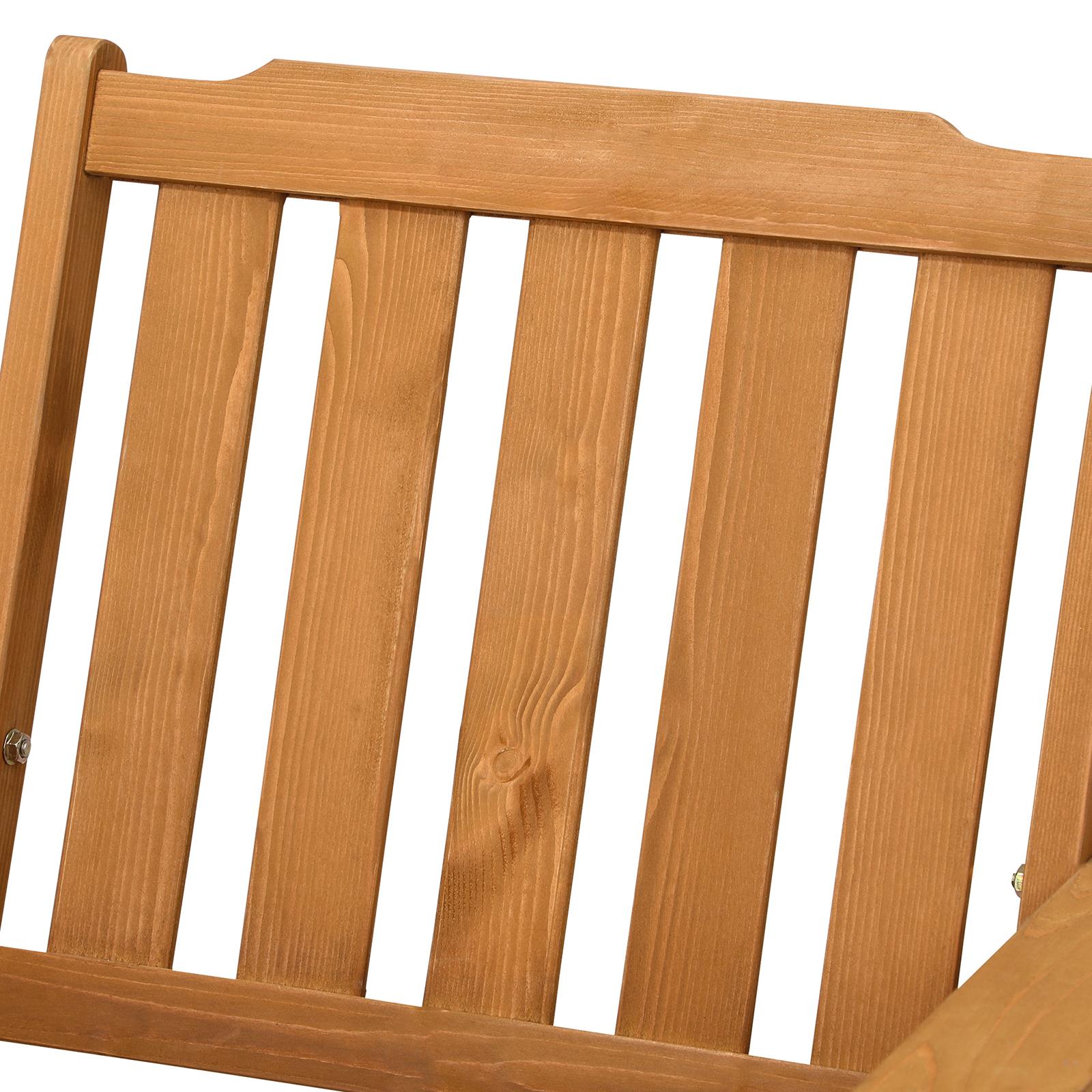 Livsip Outdoor Armchair Wooden Patio Furniture Set of 2 Chairs Set Garden Seat - Sunyee