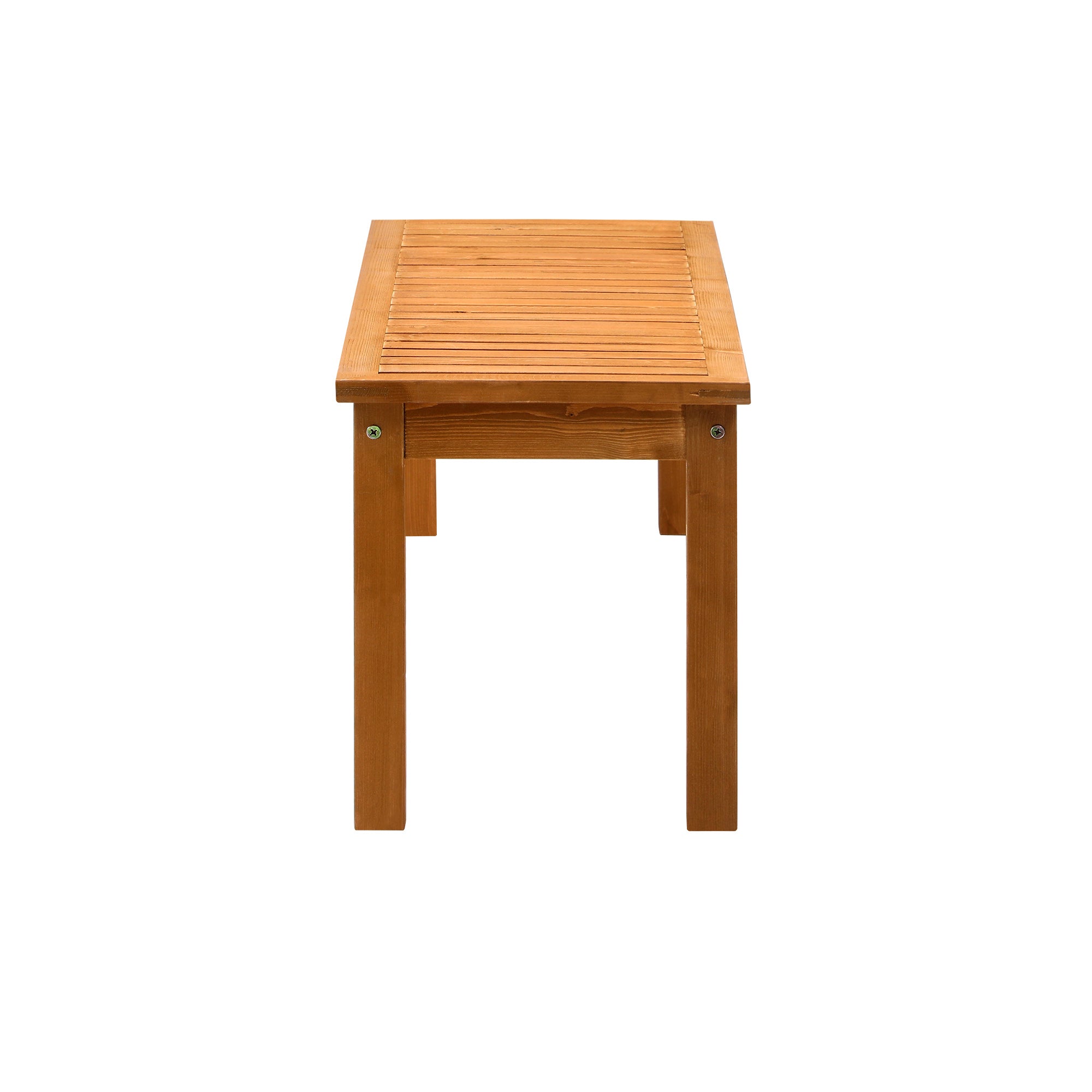 Livsip 120cm Garden Bench Outdoor Slatted Seat Wood Patio Dining Chair 2 Seater - Sunyee