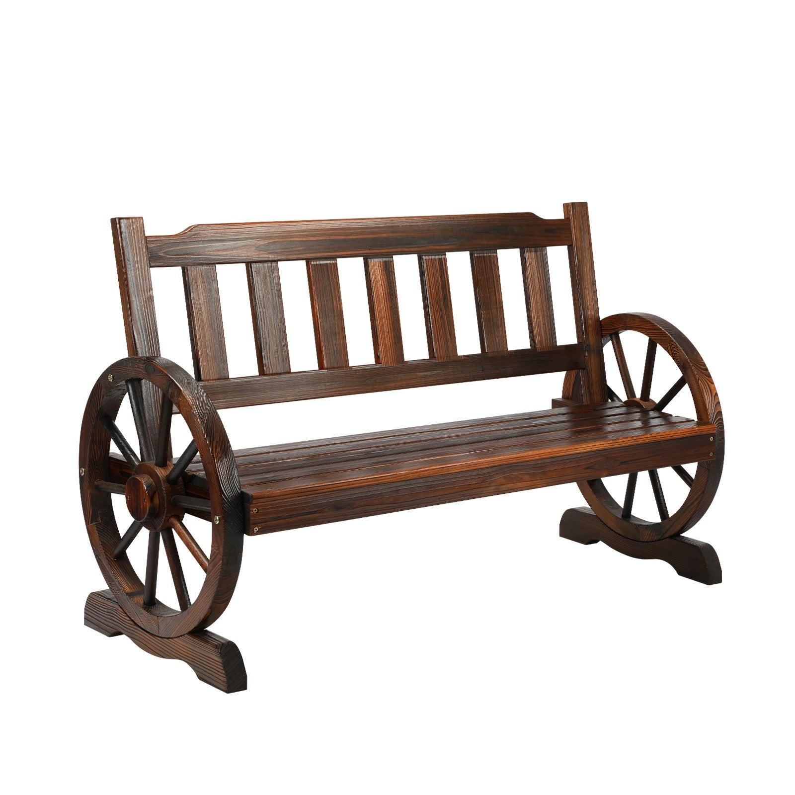 Livsip Garden Bench Wagon Chairs Outdoor Furniture Wheel Chair Backyard Lounge - Sunyee