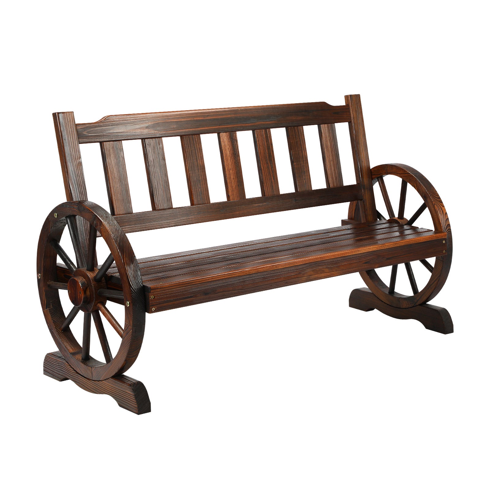 Livsip Garden Bench Wagon Chairs Outdoor Furniture Wheel Chair Backyard Lounge - Sunyee