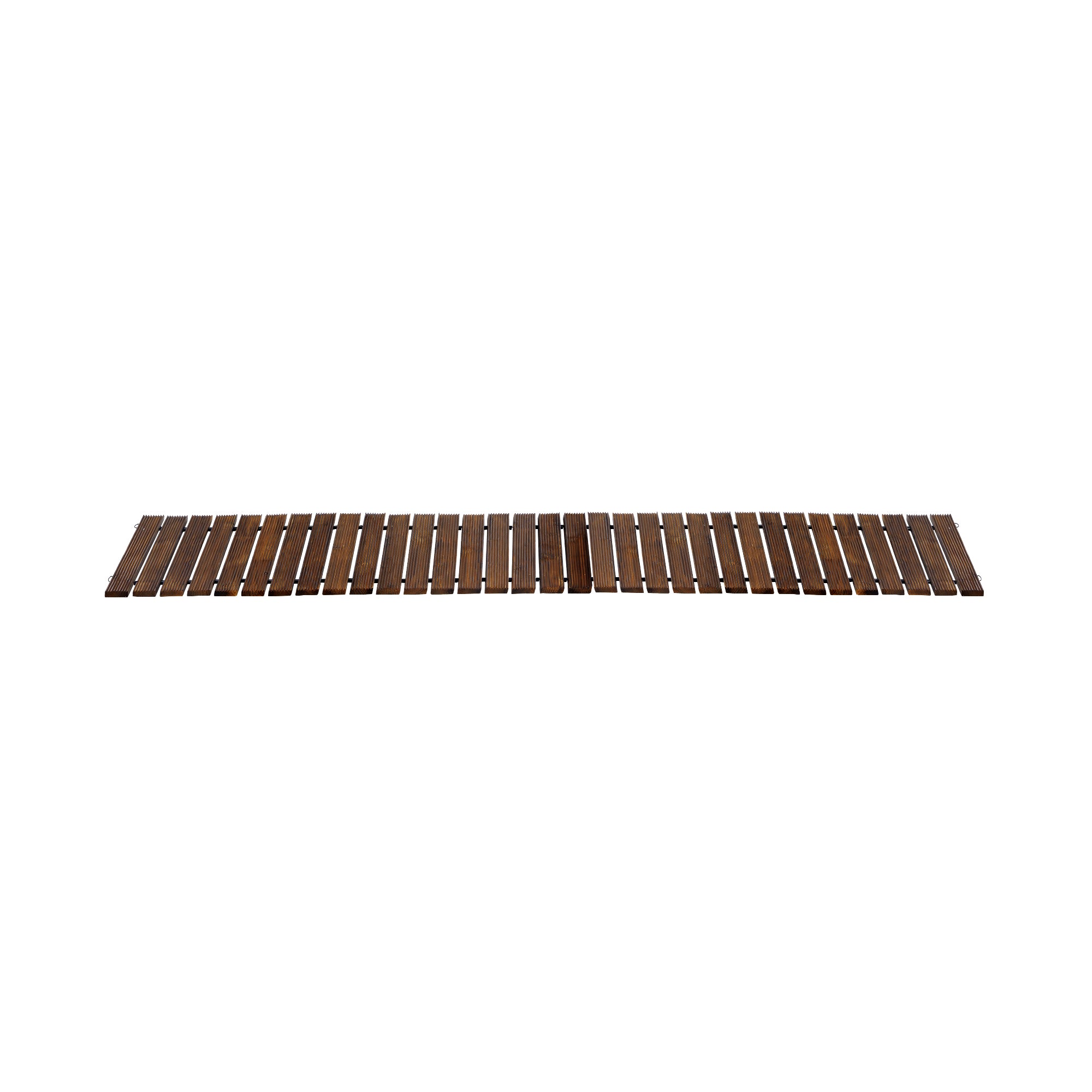 Livsip Garden Wooden Pathway 8ft Roll-Out Straight Wood Walkway Backyard Outdoor - Sunyee