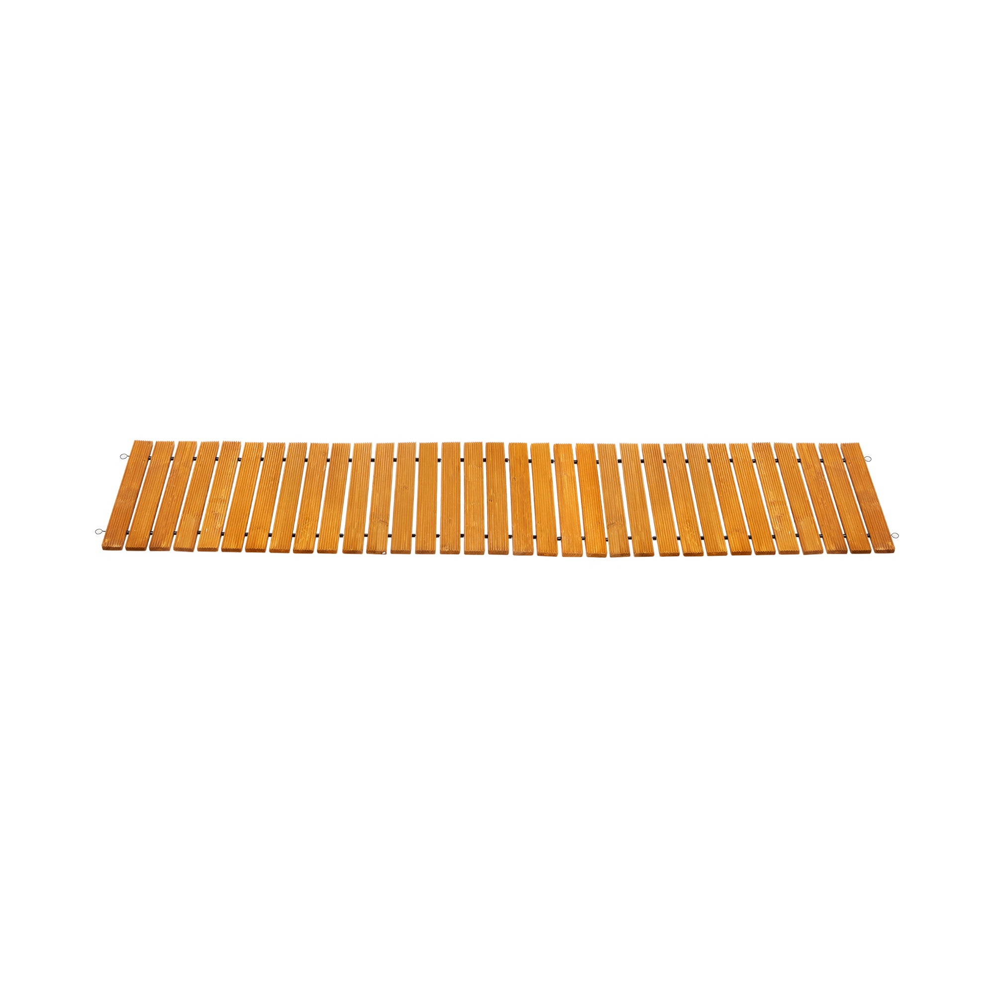 Livsip Garden Wooden Pathway 8ft Straight Roll-Out Wood Walkway Outdoor Backyard - Sunyee
