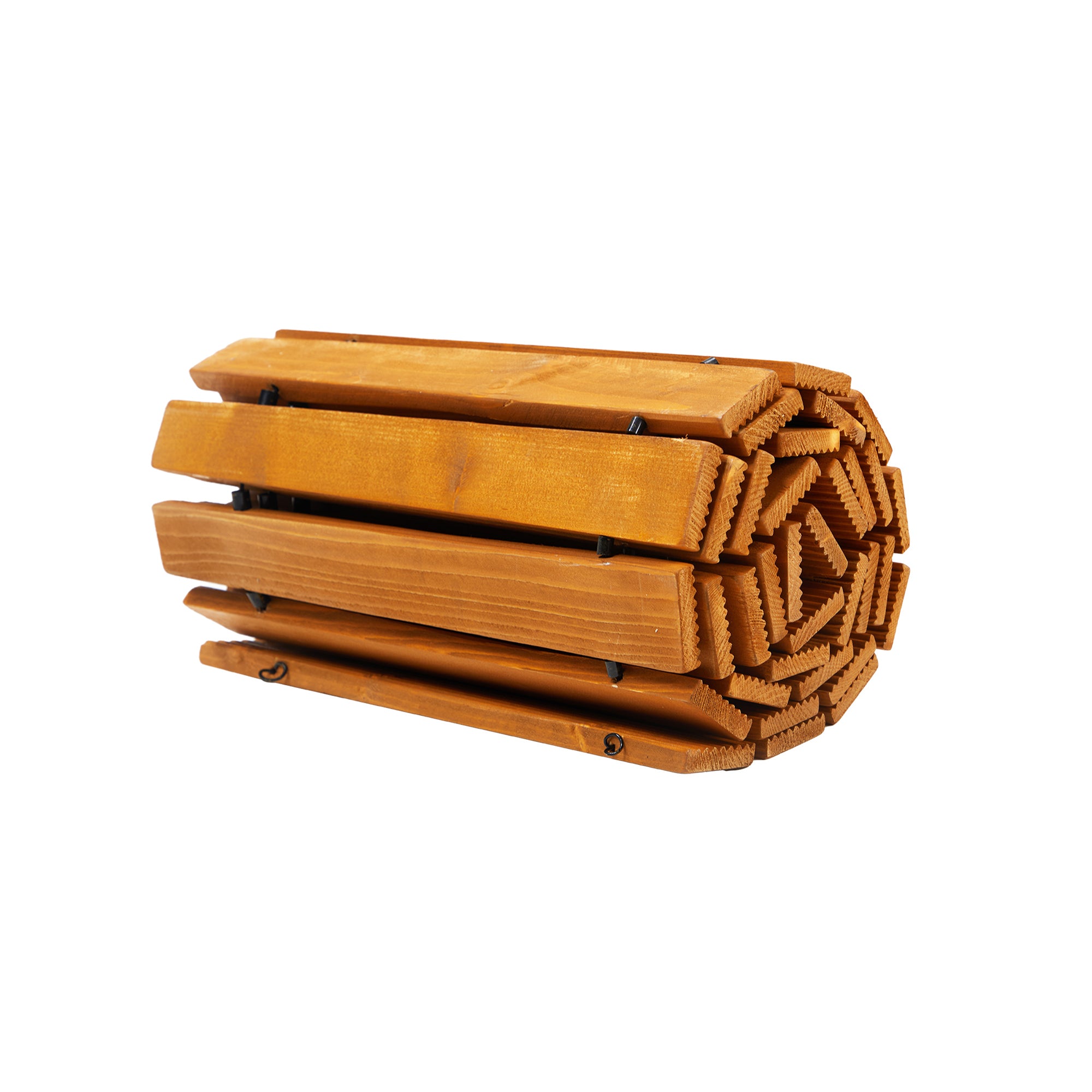 Livsip Garden Wooden Pathway 8ft Straight Roll-Out Wood Walkway Outdoor Backyard - Sunyee