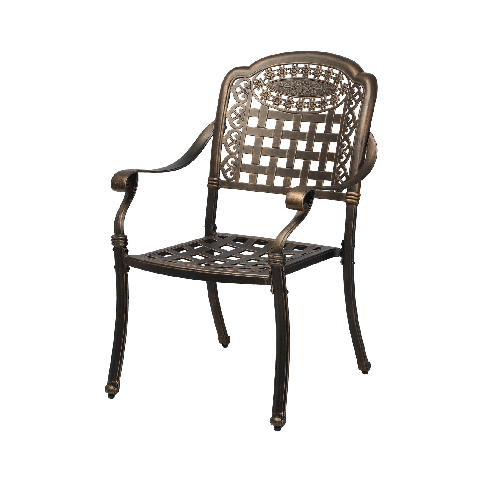Livsip 5 Piece Outdoor Dining Setting Bistro Patio Set Cast Aluminium Furniture