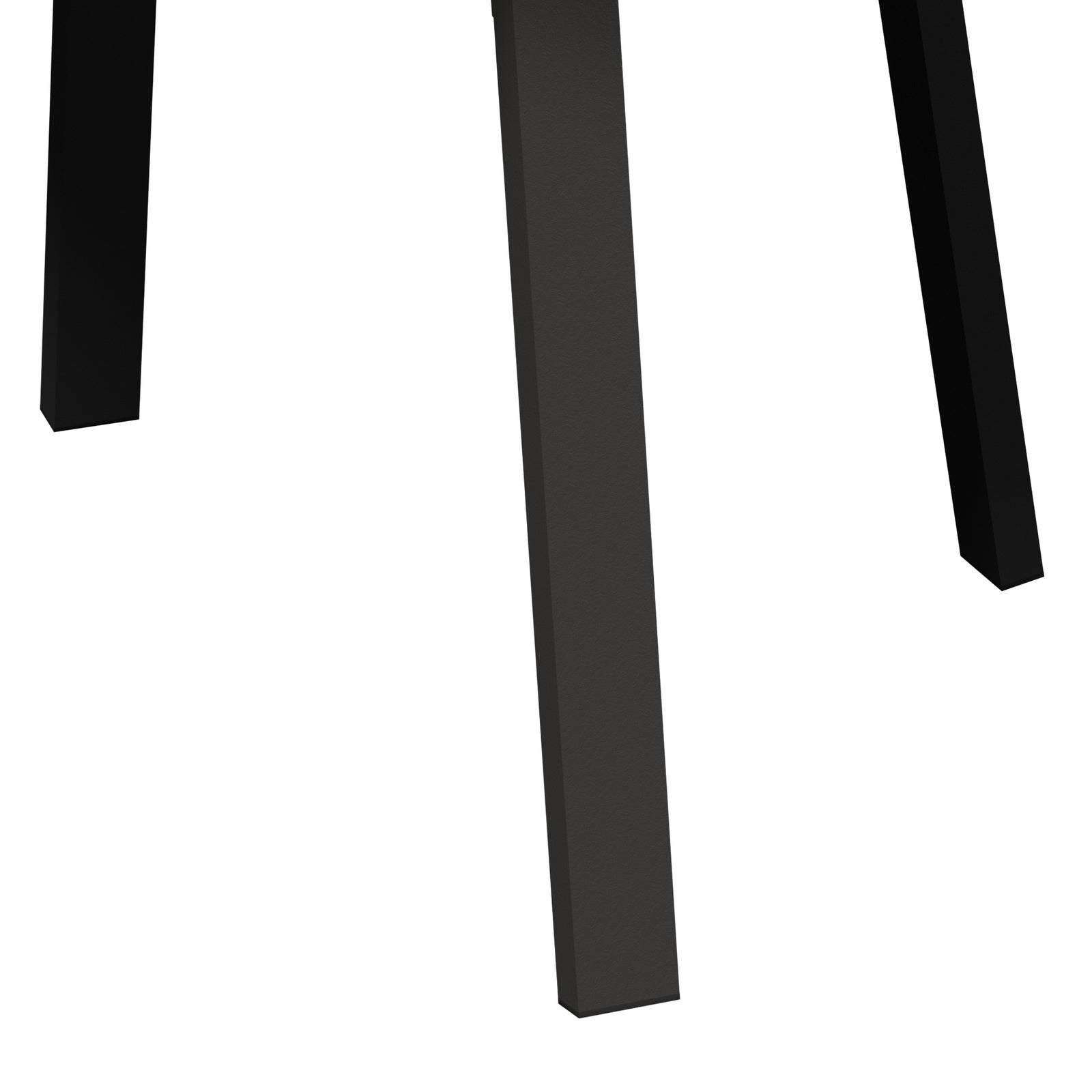 Livsip Outdoor Dining Table w/ Storage Shelf Patio Furniture Black 90cm - Sunyee