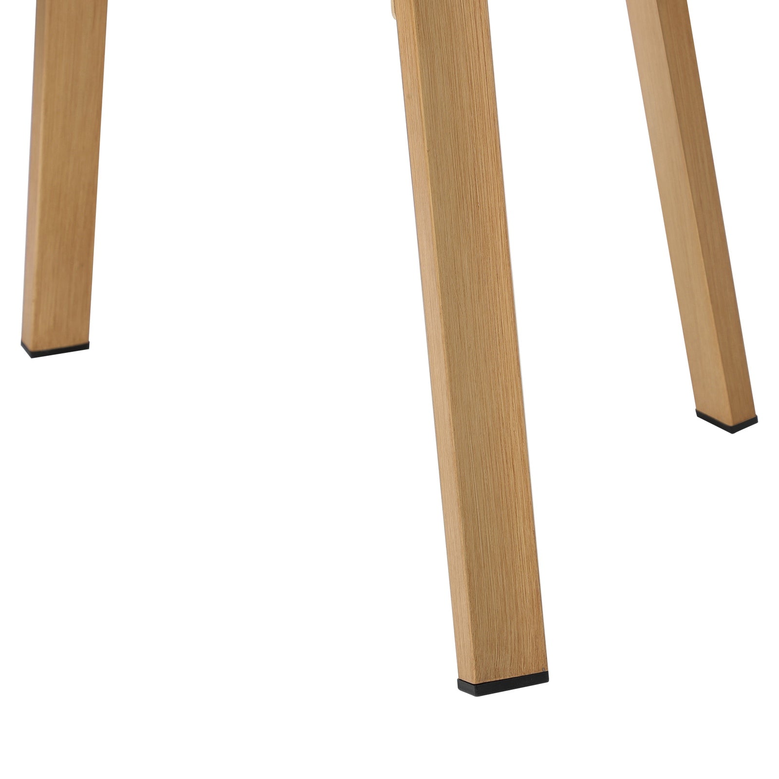 Livsip Outdoor Dining Table w/ Storage Shelf Patio Furniture Brown 90cm - Sunyee