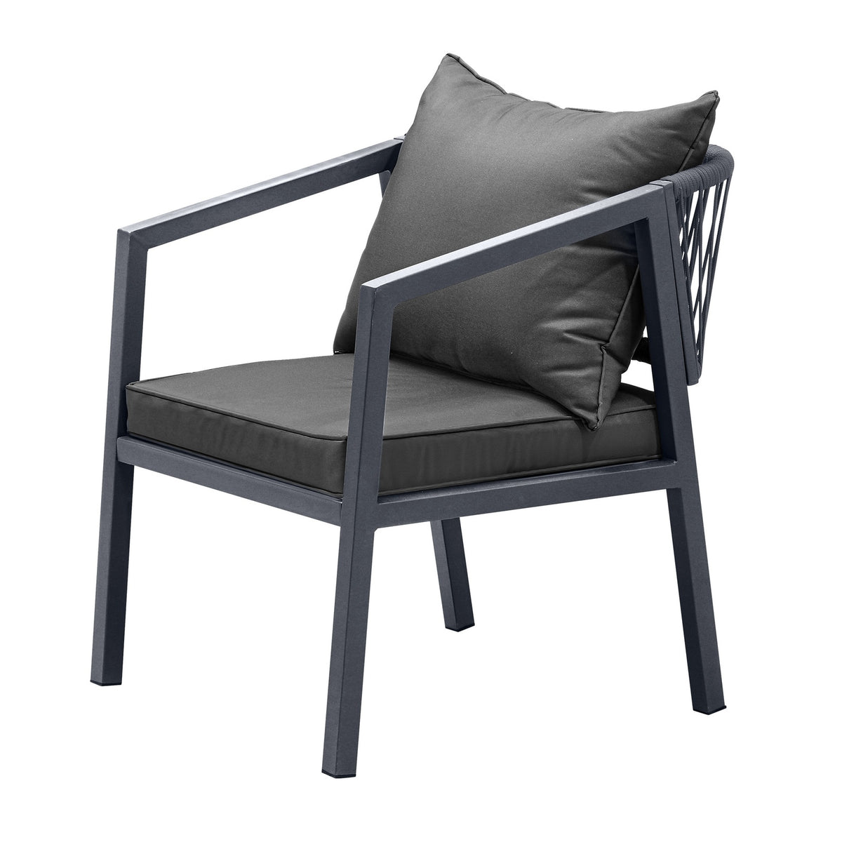 Livsip 5PCS Outdoor Dining Setting Table Lounge Chair Patio Furniture Bistro Set - Sunyee